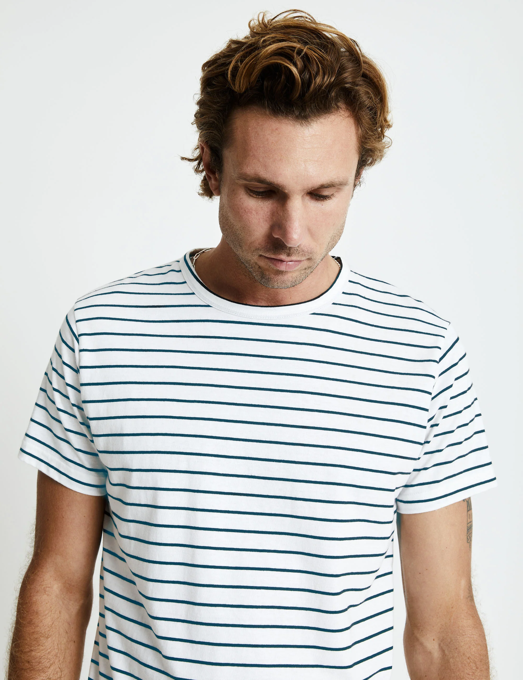 Breton Stripe Tee - Navy/White - Image 4