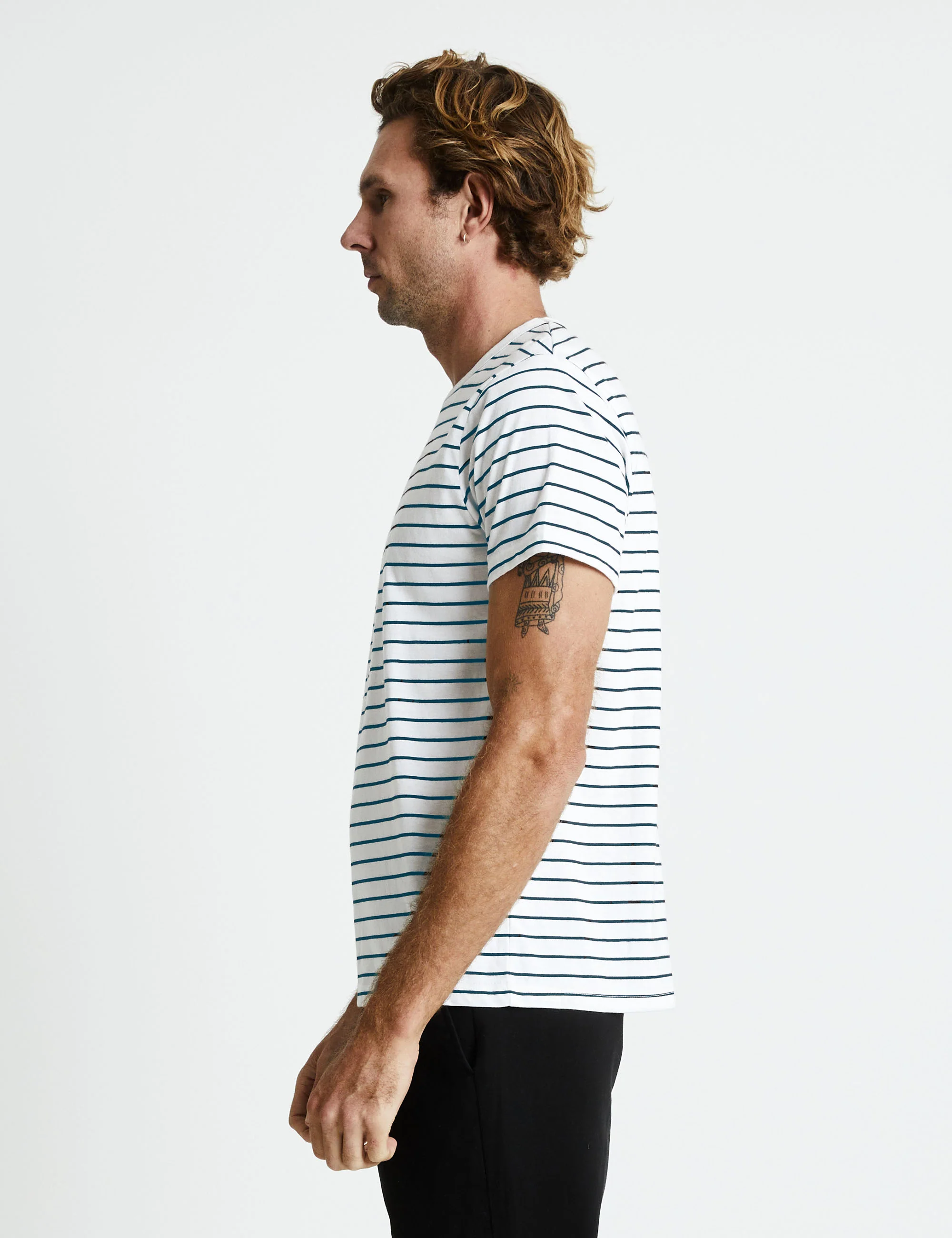 Breton Stripe Tee - Navy/White - Image 7