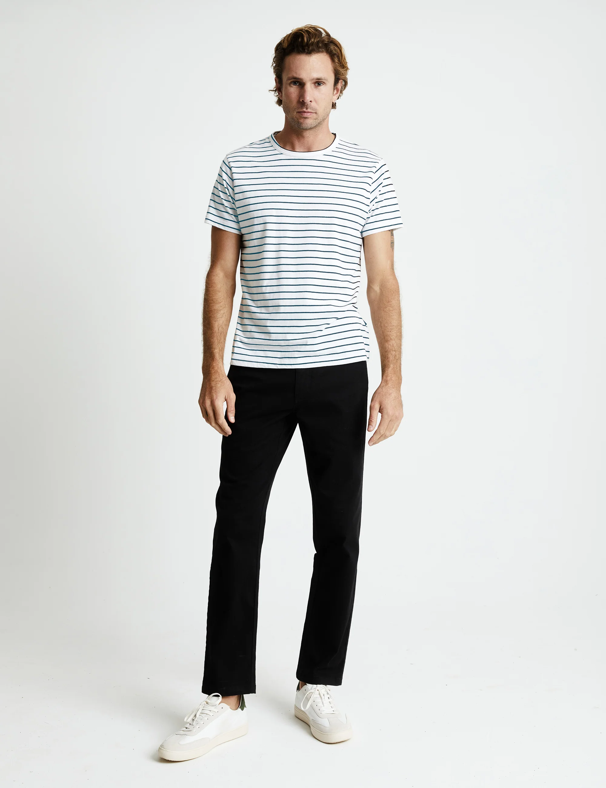 Breton Stripe Tee - Navy/White - Image 9