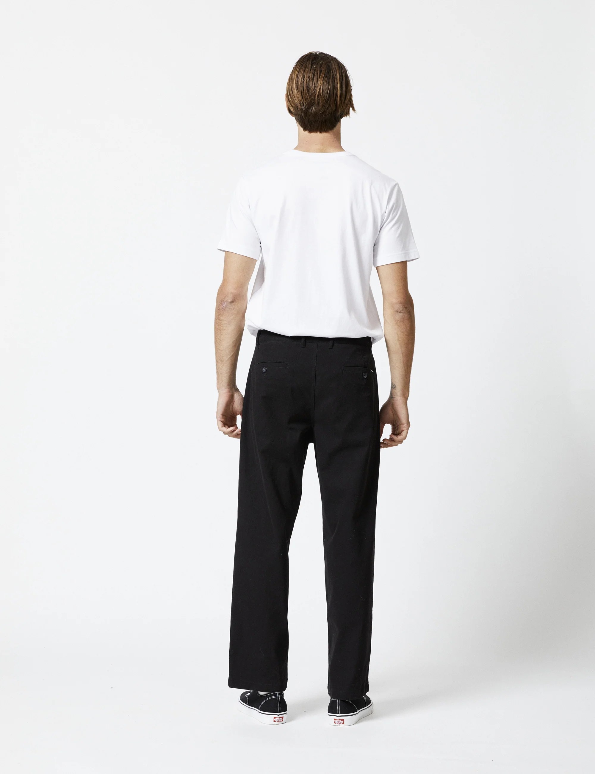 Brooklyn Pleated Pant - Black - Image 5