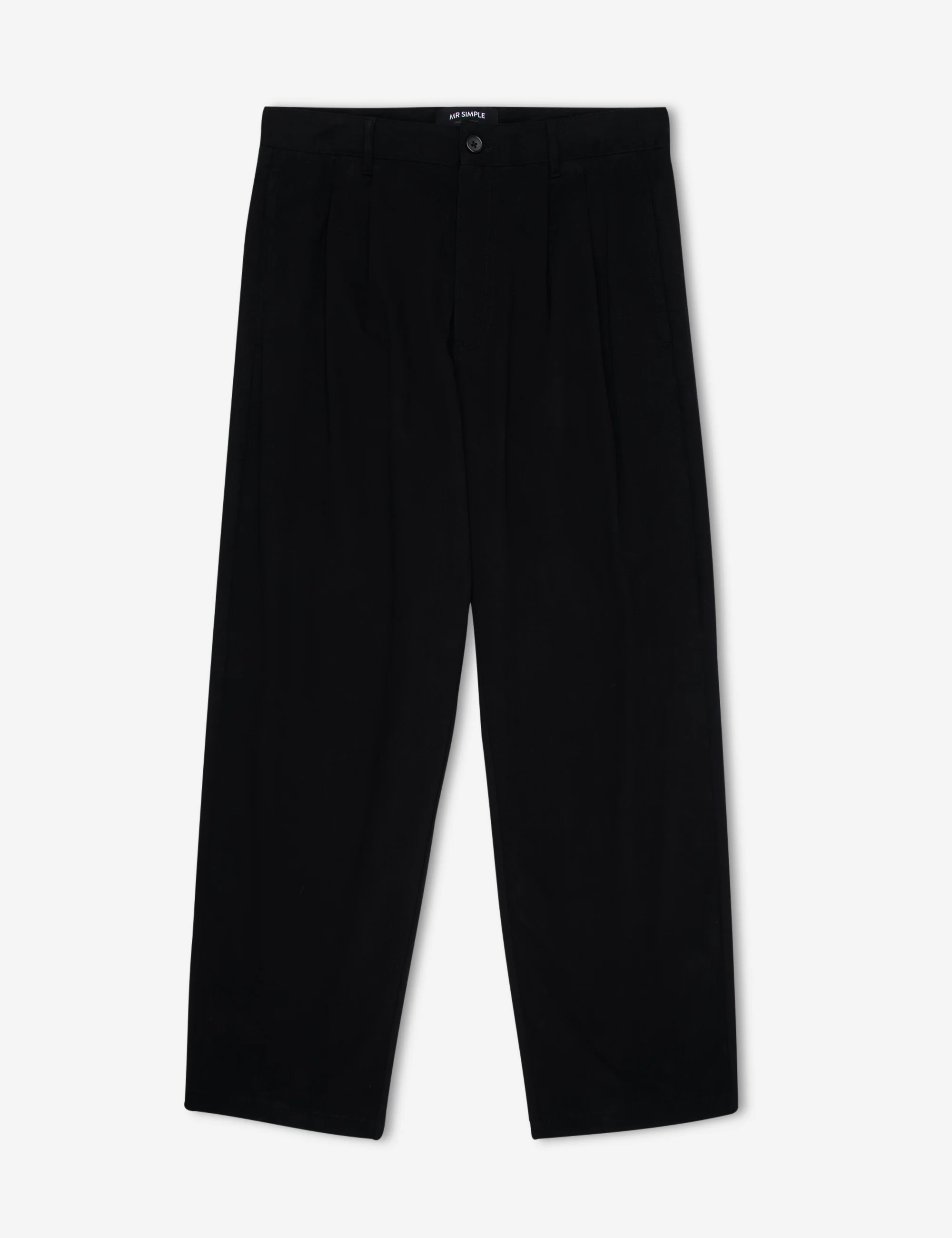 Brooklyn Pleated Pant - Black - Image 8