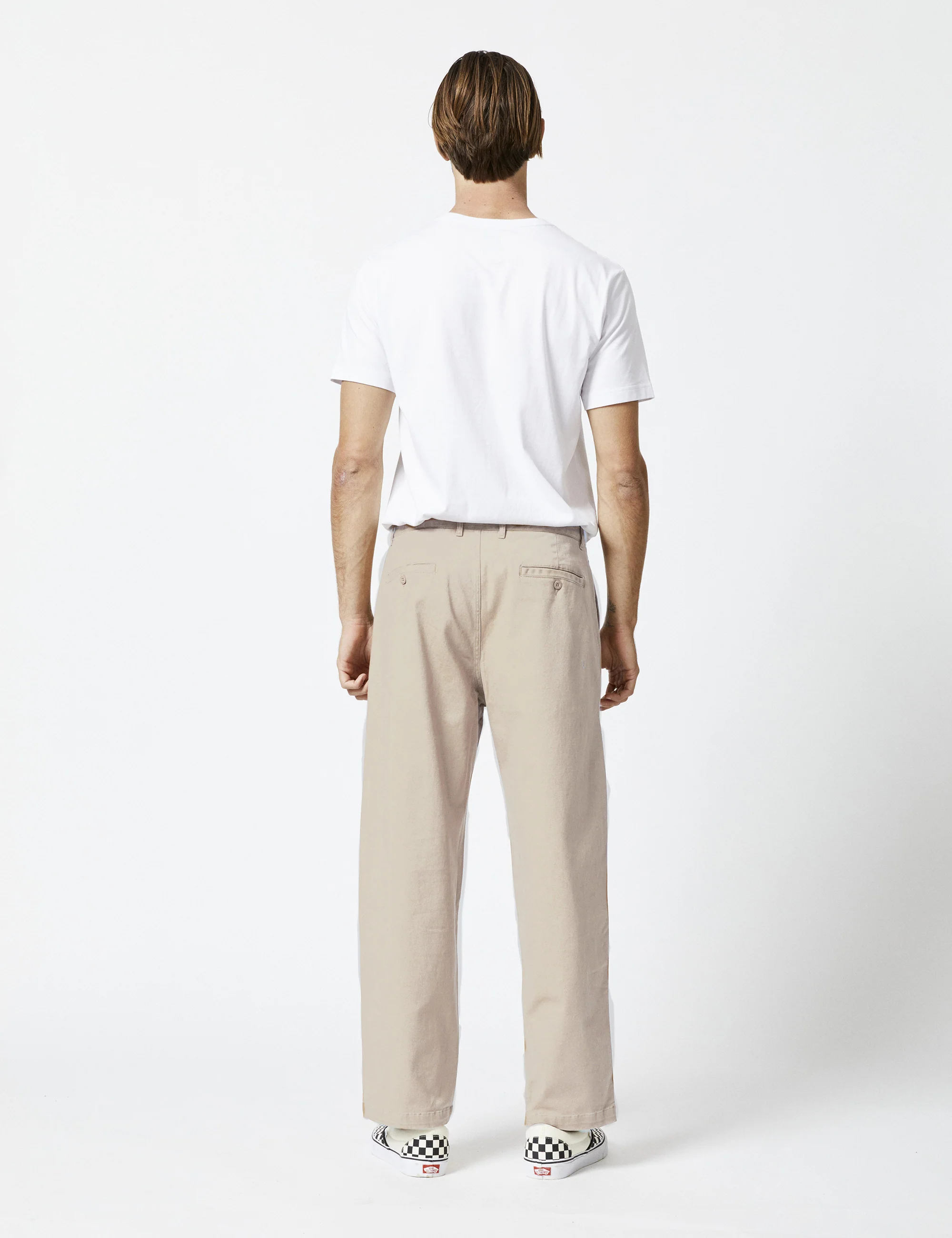 Brooklyn Pleated Pant - Stone - Image 10