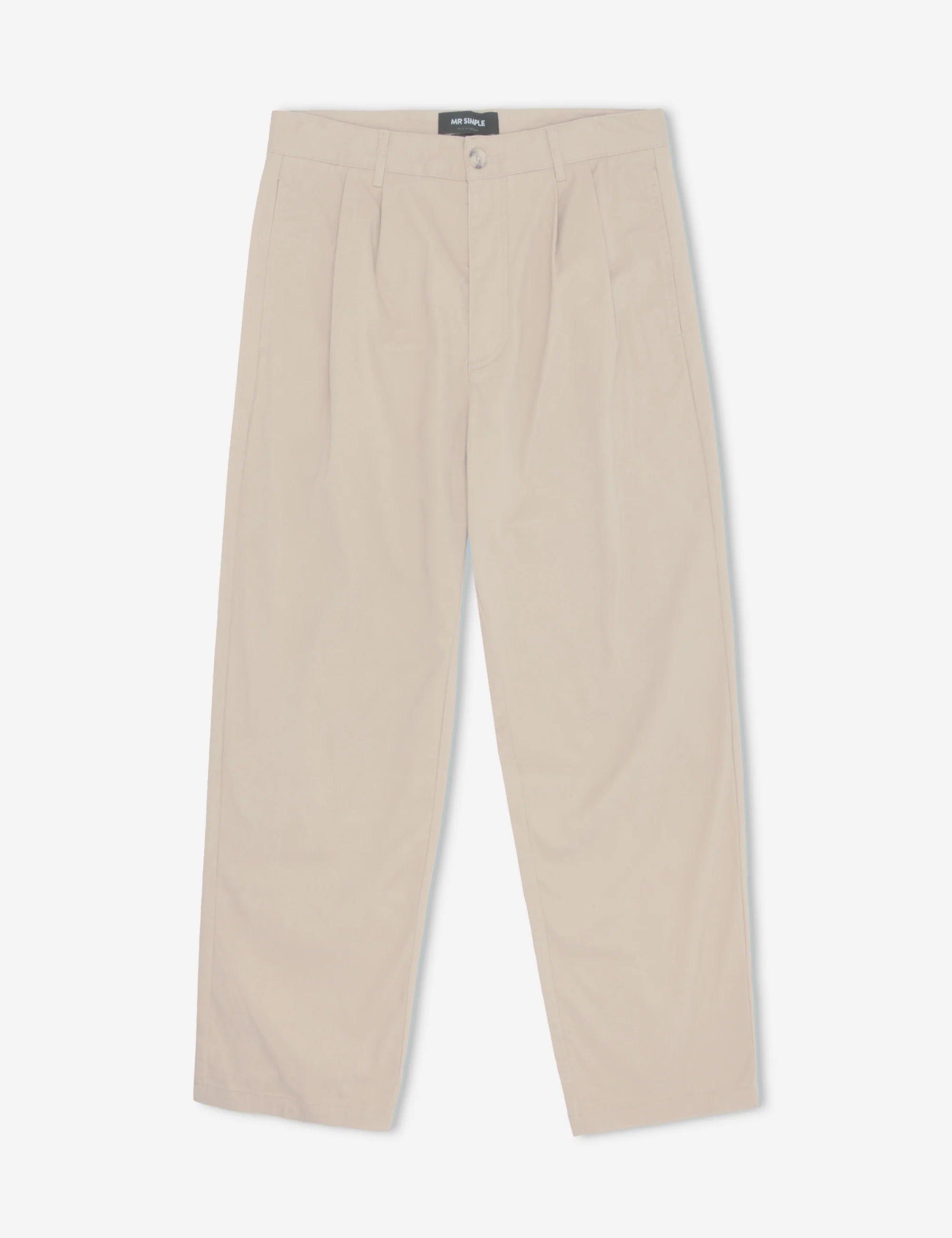 Brooklyn Pleated Pant - Stone - Image 19