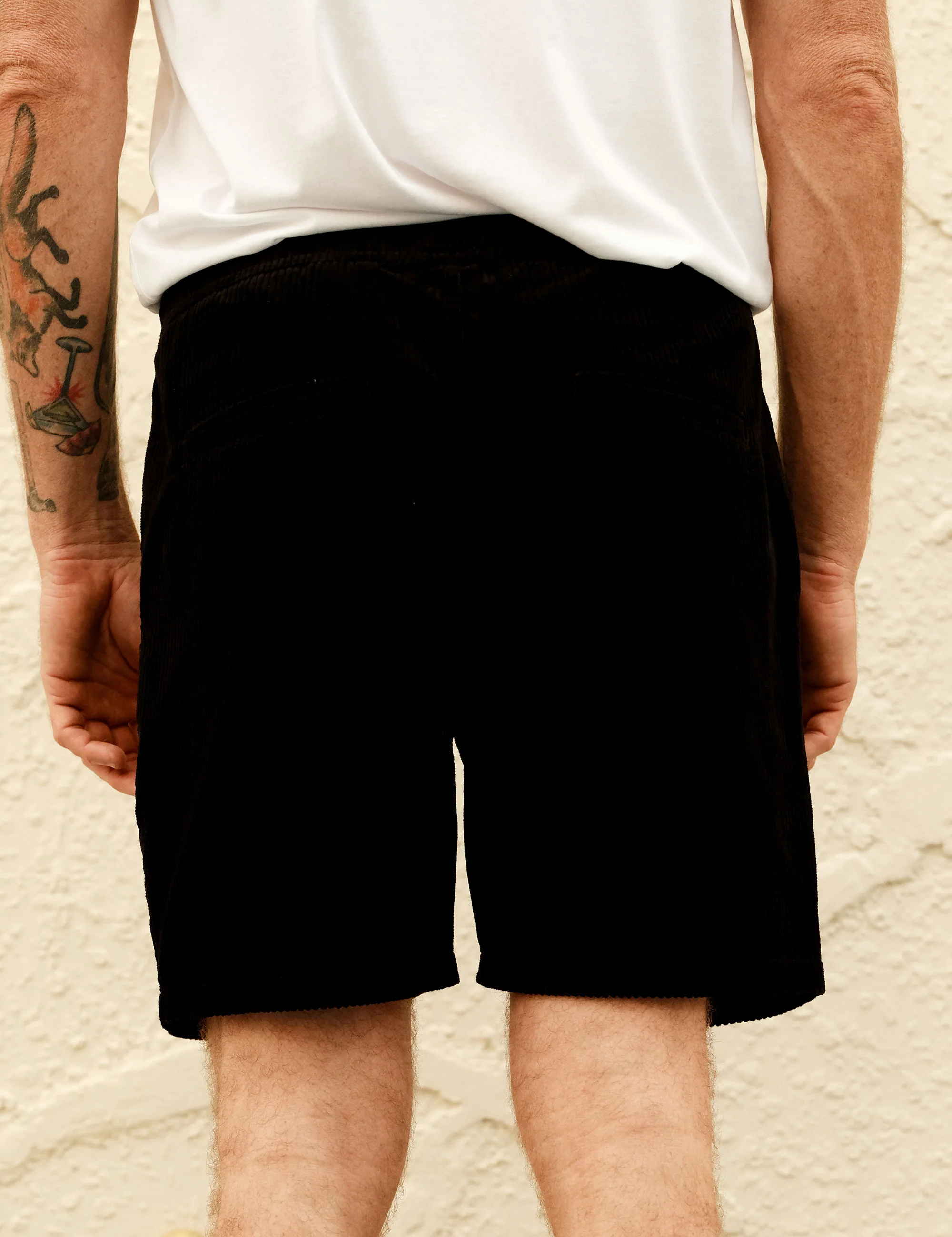 Burbank Cord Short - Black - Image 3