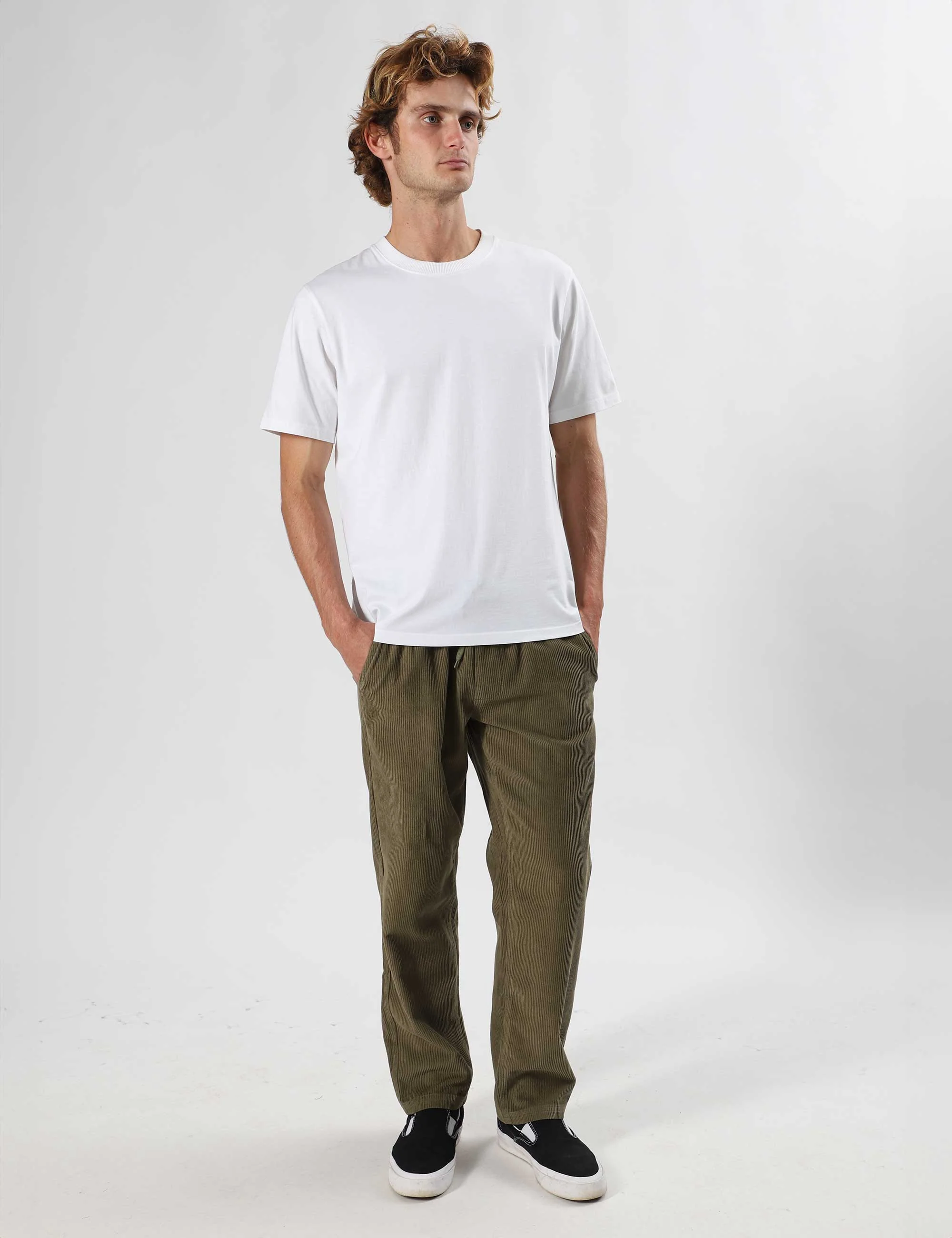 Burbank Cord Pant - Army - Image 8