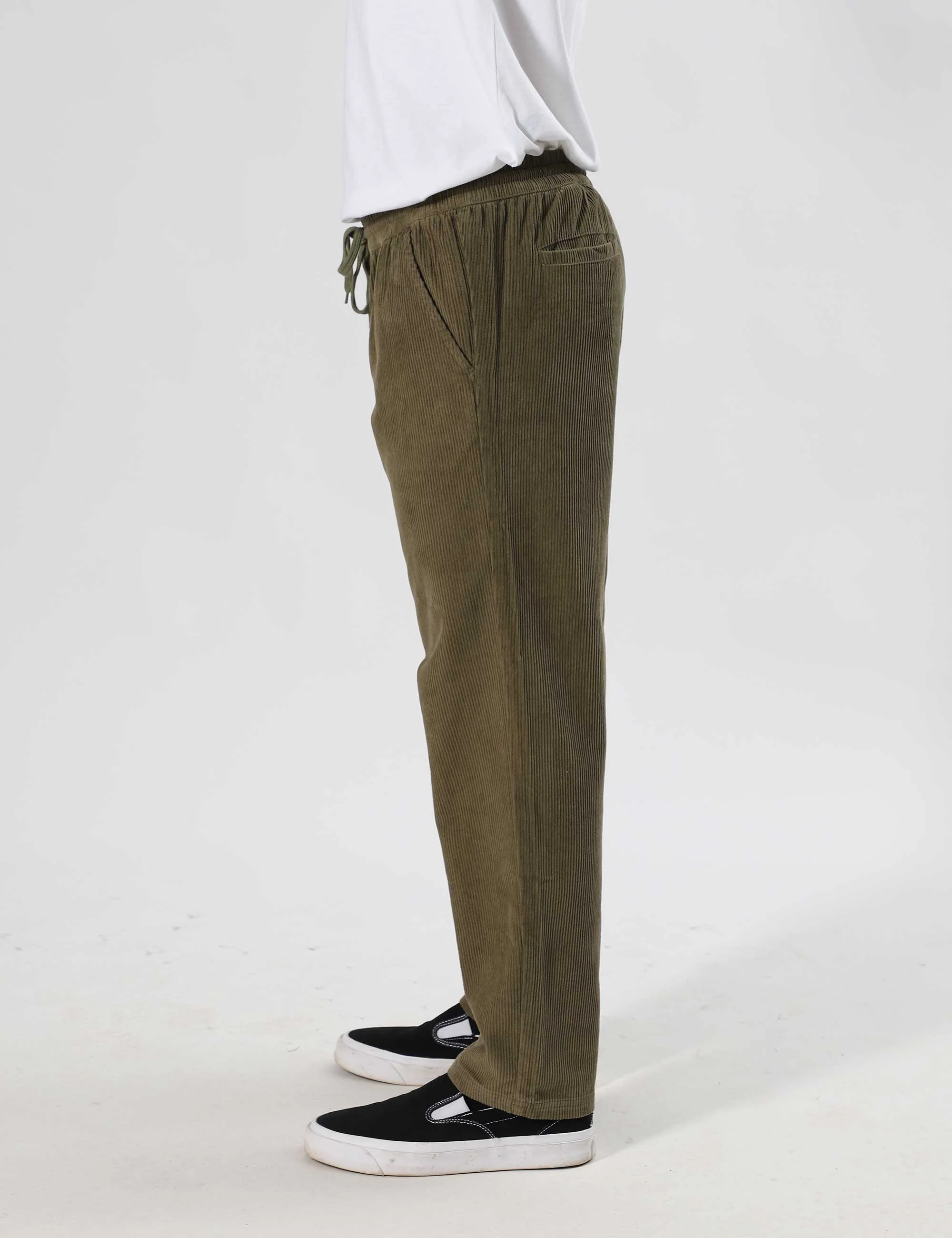 Burbank Cord Pant - Army - Image 9