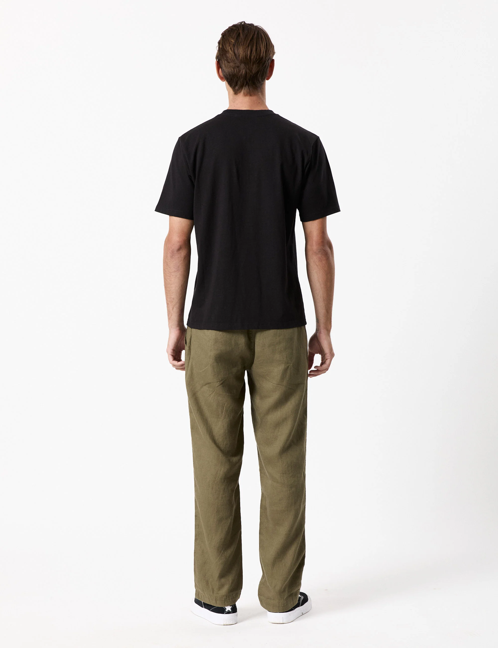 Burbank Linen Pant - Fatigue - Image 13