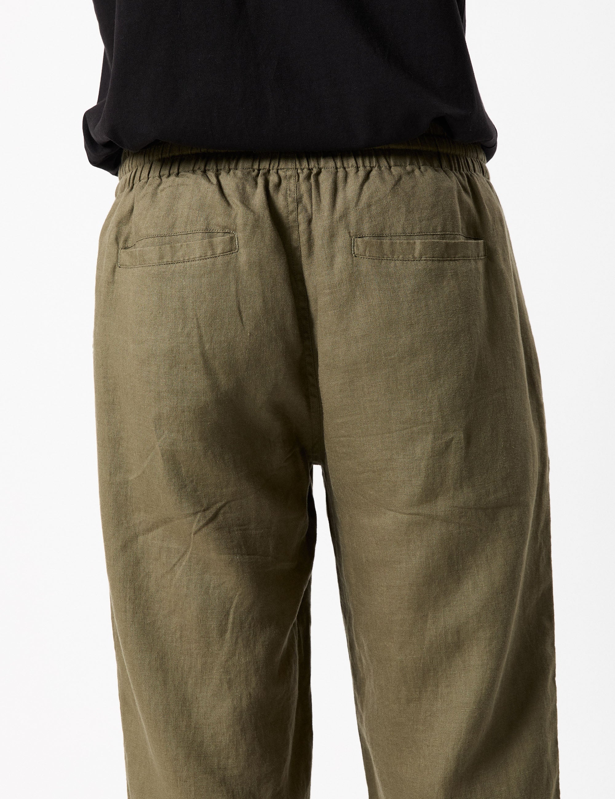 Burbank Linen Pant - Fatigue - Image 9