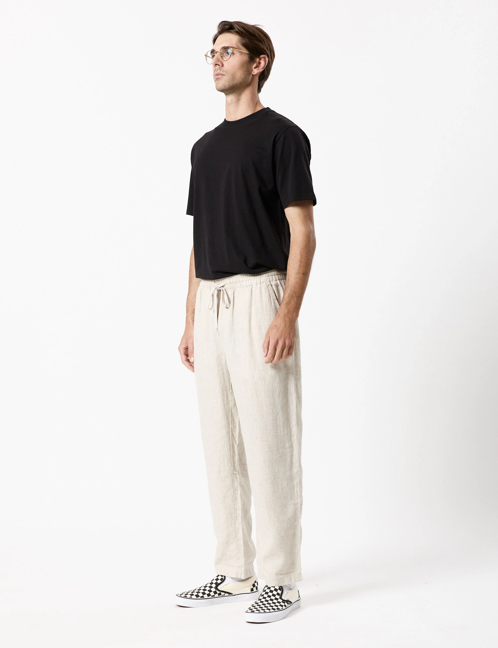 Burbank Linen Pant - Natural - Image 10
