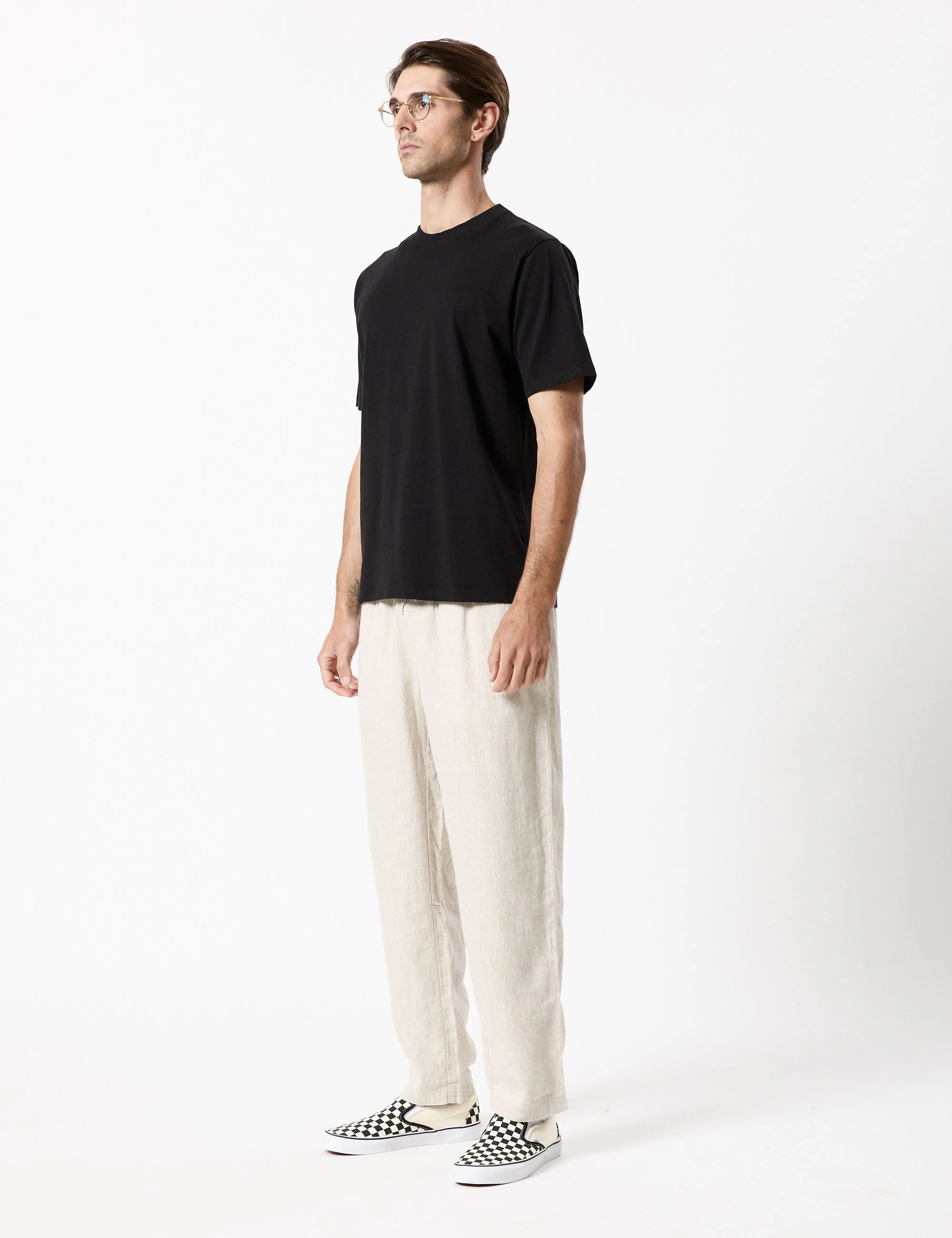 Burbank Linen Pant - Natural - Image 8