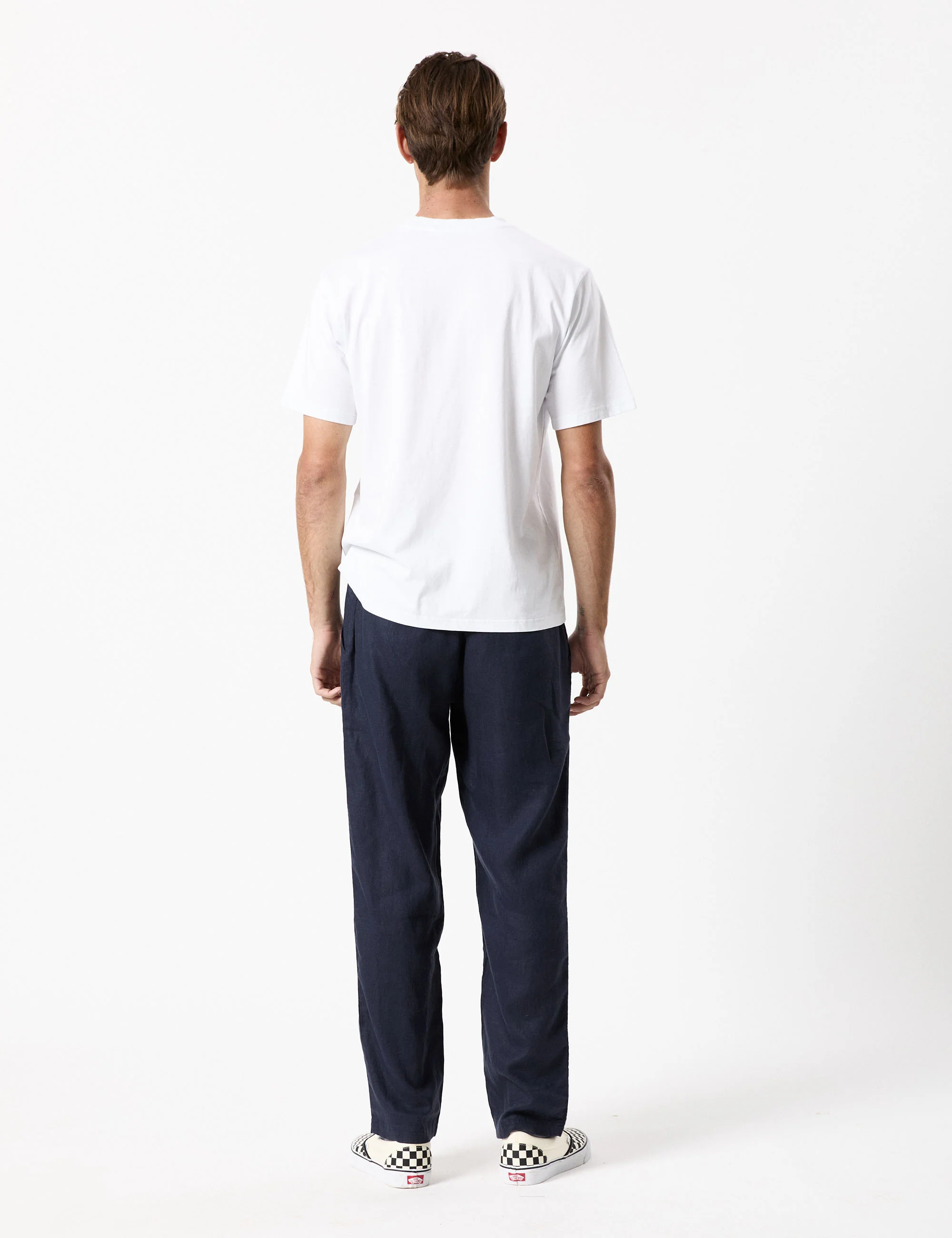 Burbank Linen Pant - Navy - Image 13