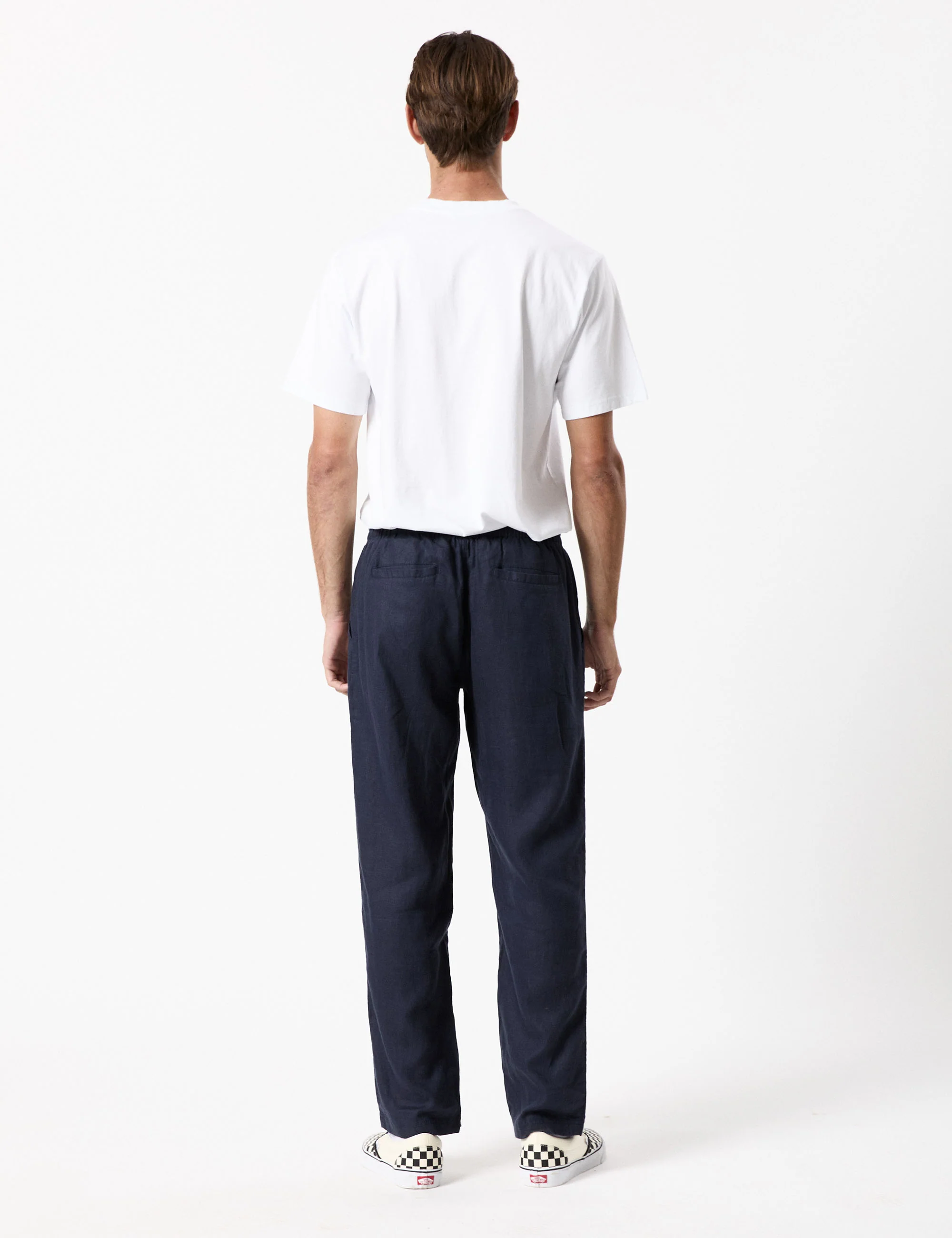 Burbank Linen Pant - Navy - Image 9