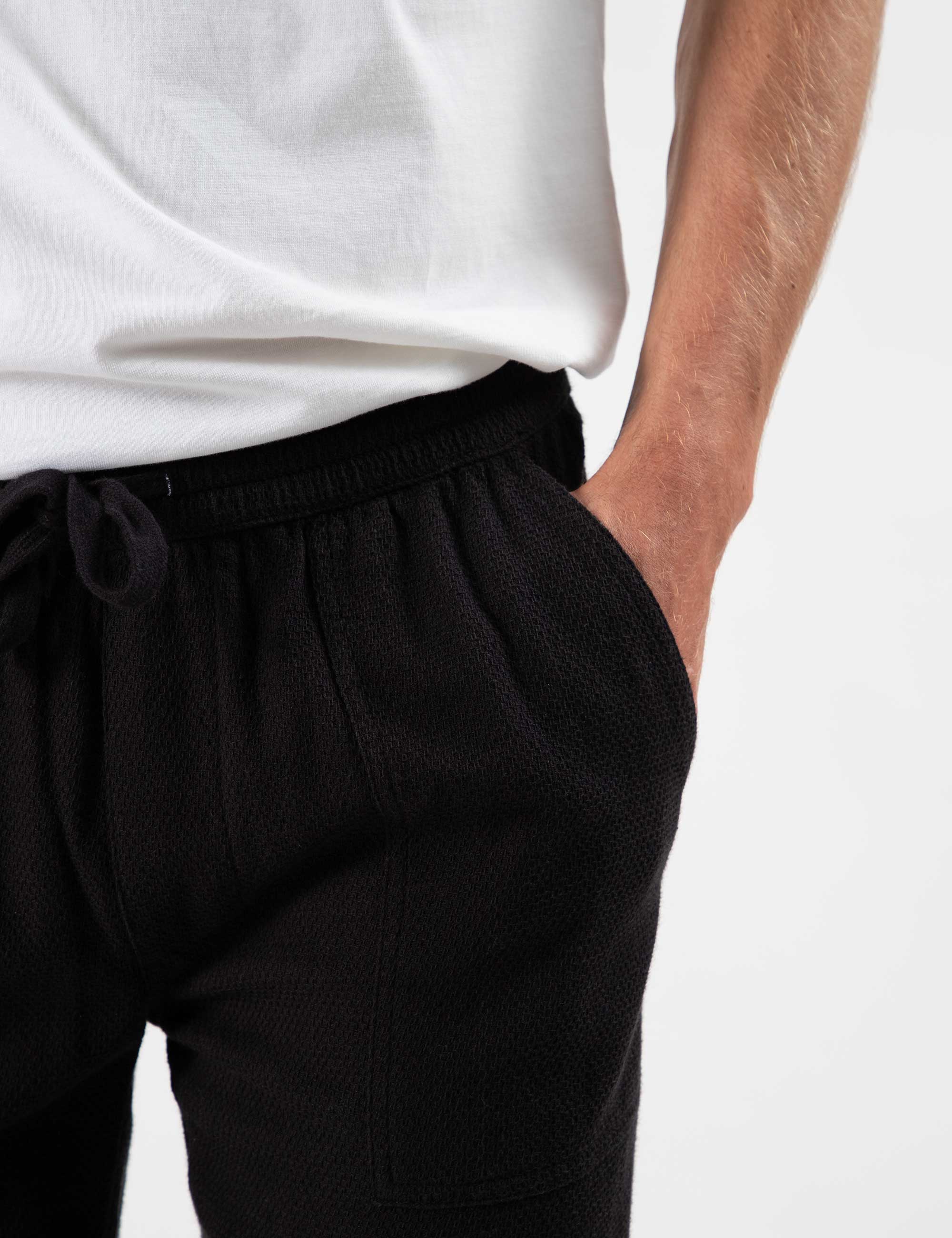 Burbank Pant - Black Waffle - Image 9