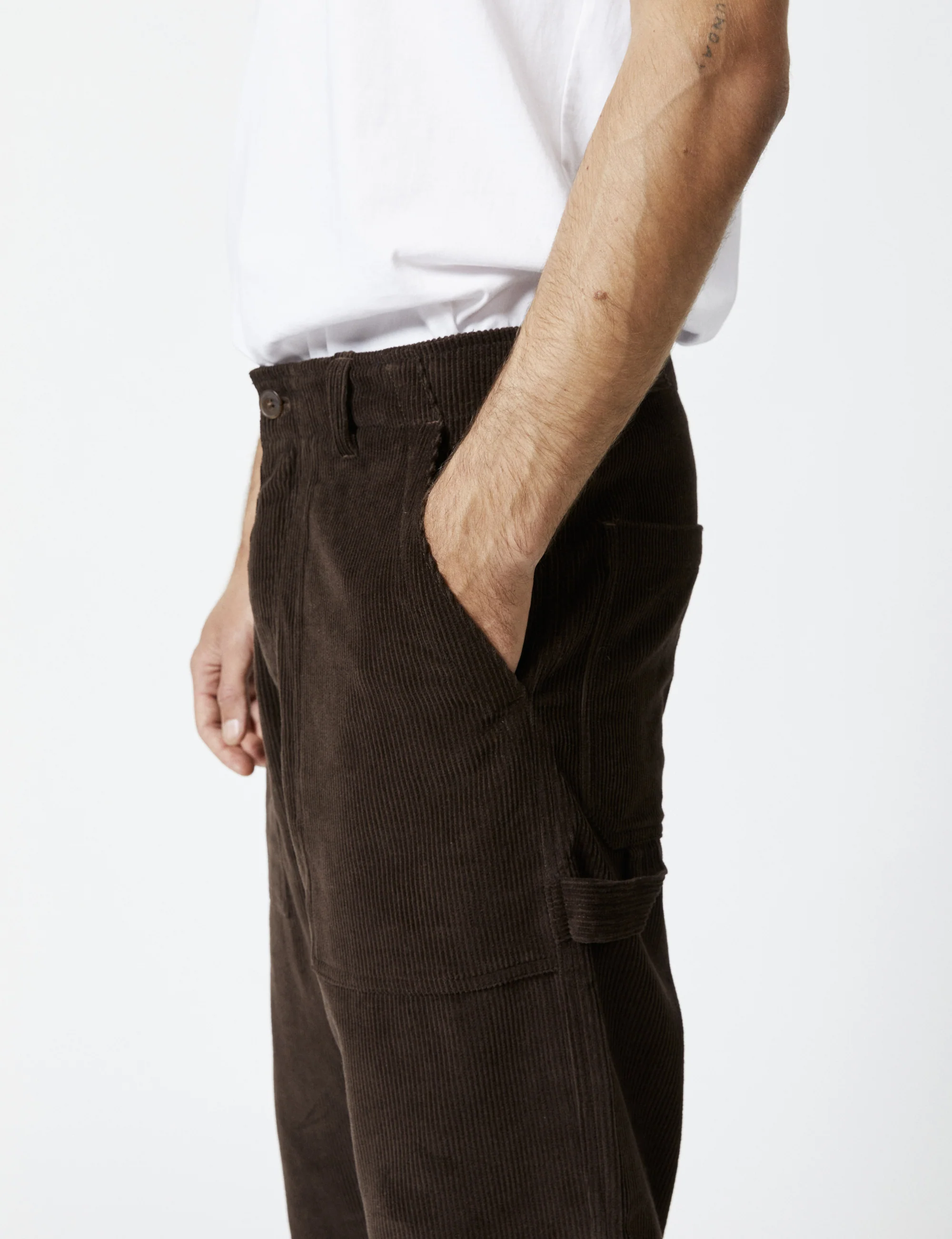 Carpenter Pant - Brown Cord - Image 3
