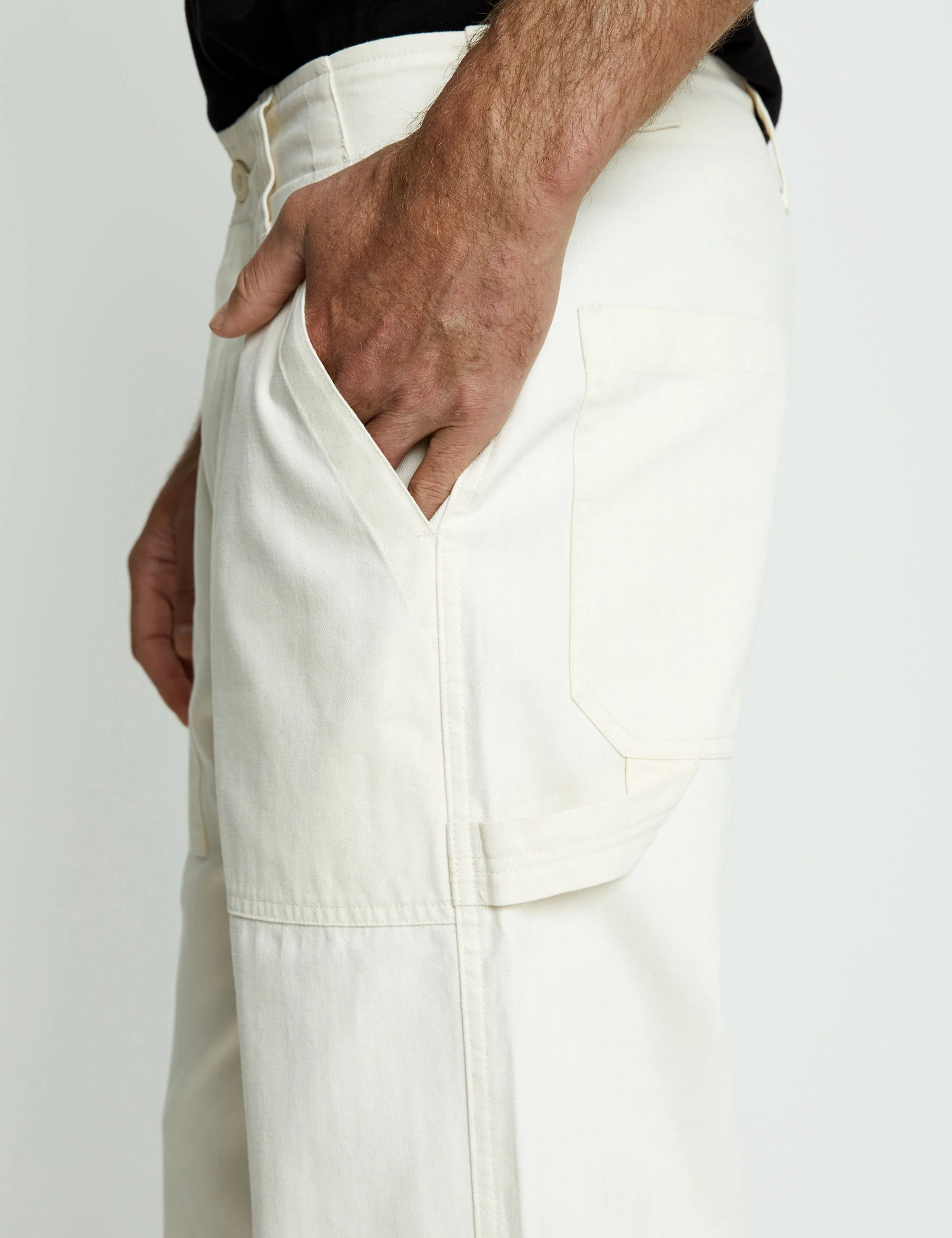 Carpenter Pant - Off White - Image 13