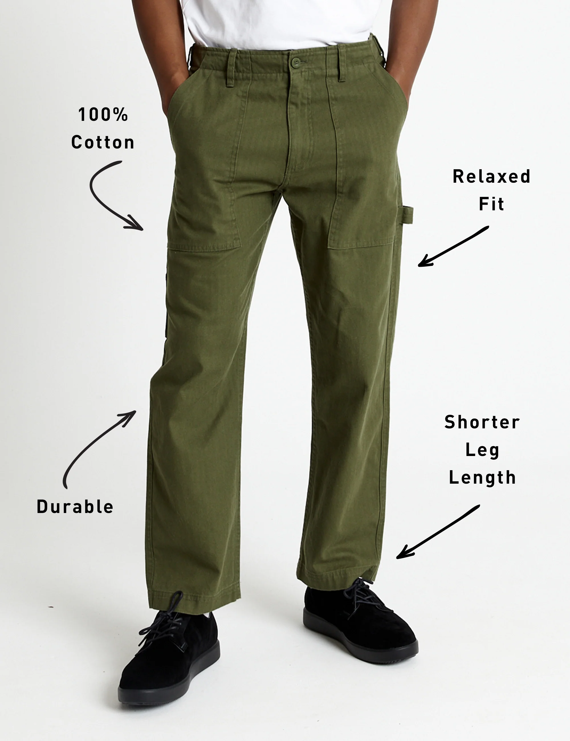 Carpenter Pant - Vintage Army - Image 4