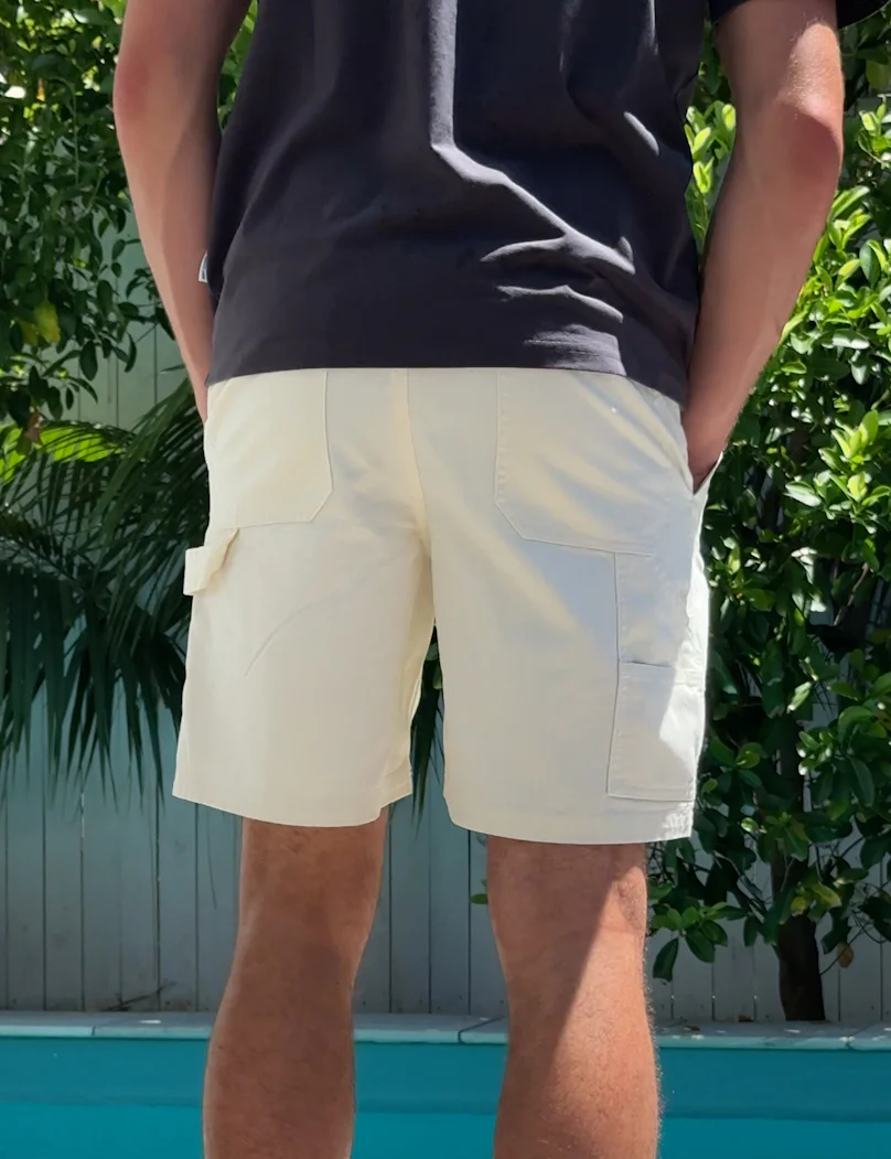 Carpenter Walk Short - Off White - Image 13