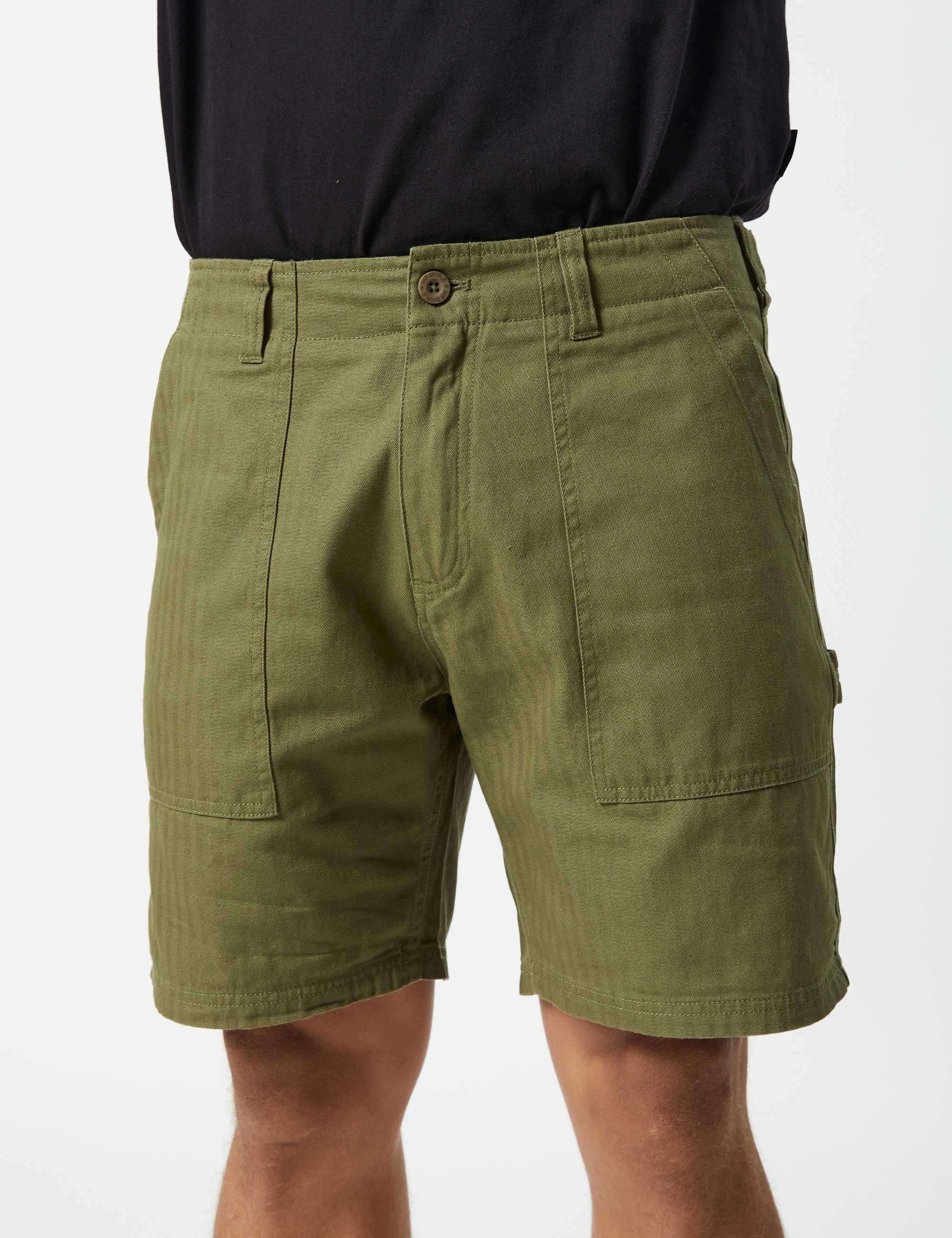Carpenter Walk Short - Washed Army - Image 6