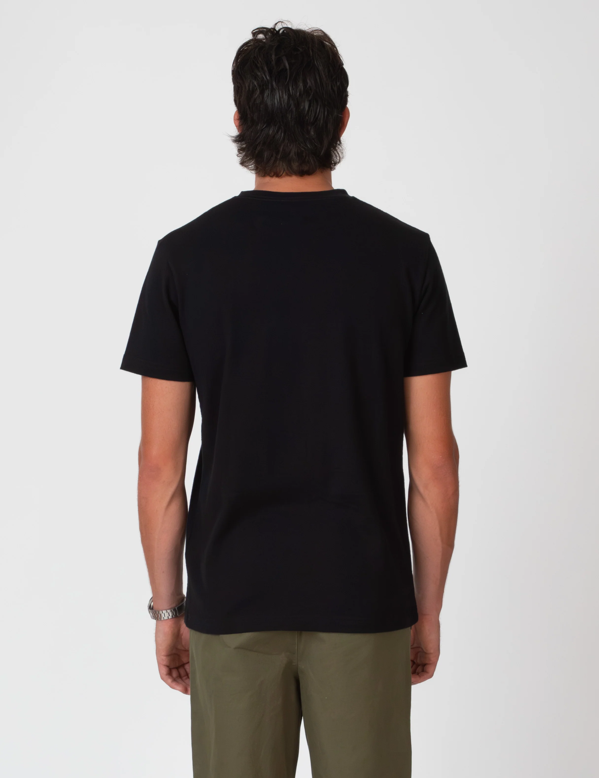 Cashmere Reginald Short Sleeve Tee - Black - Image 6