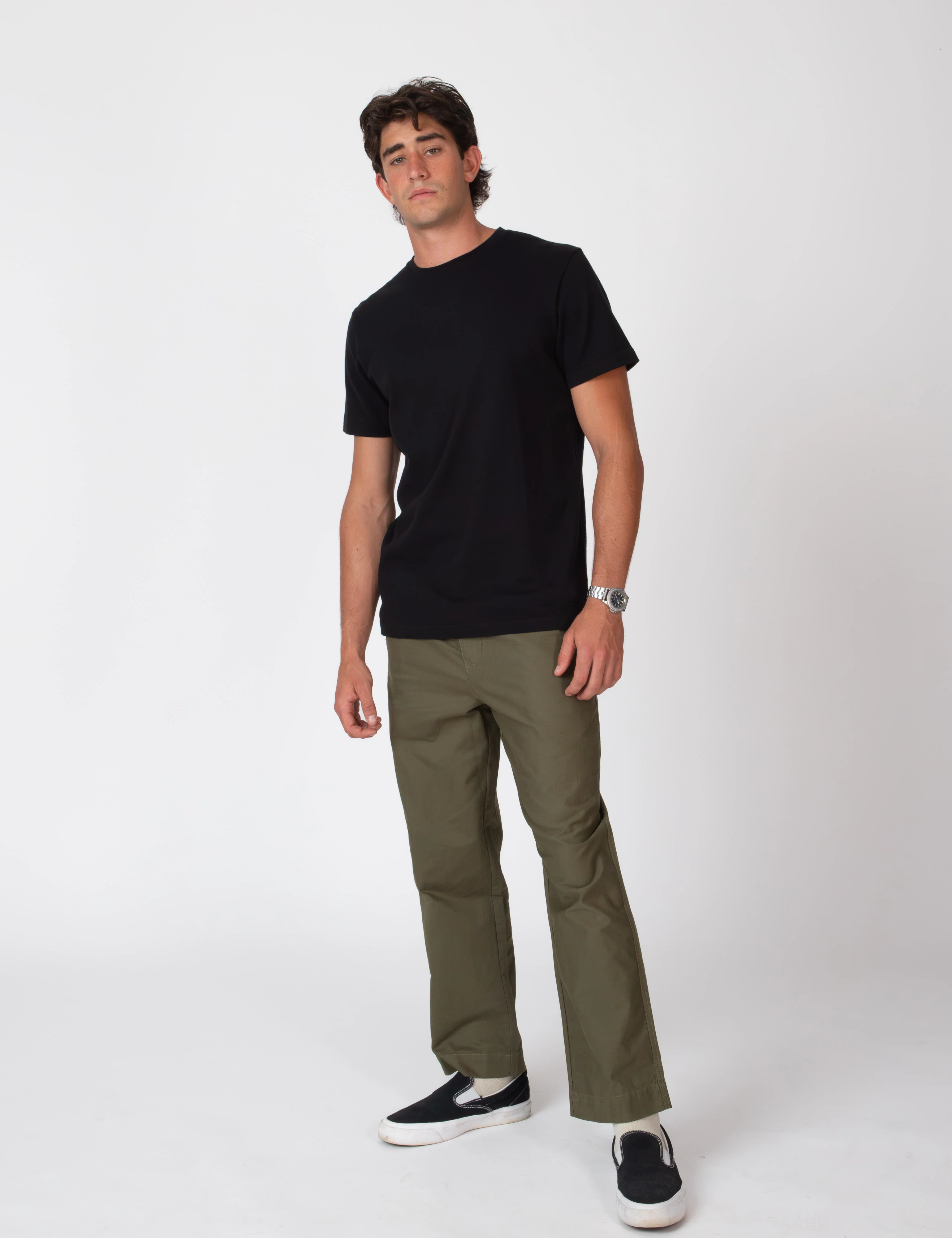 Cashmere Reginald Short Sleeve Tee - Black - Image 8