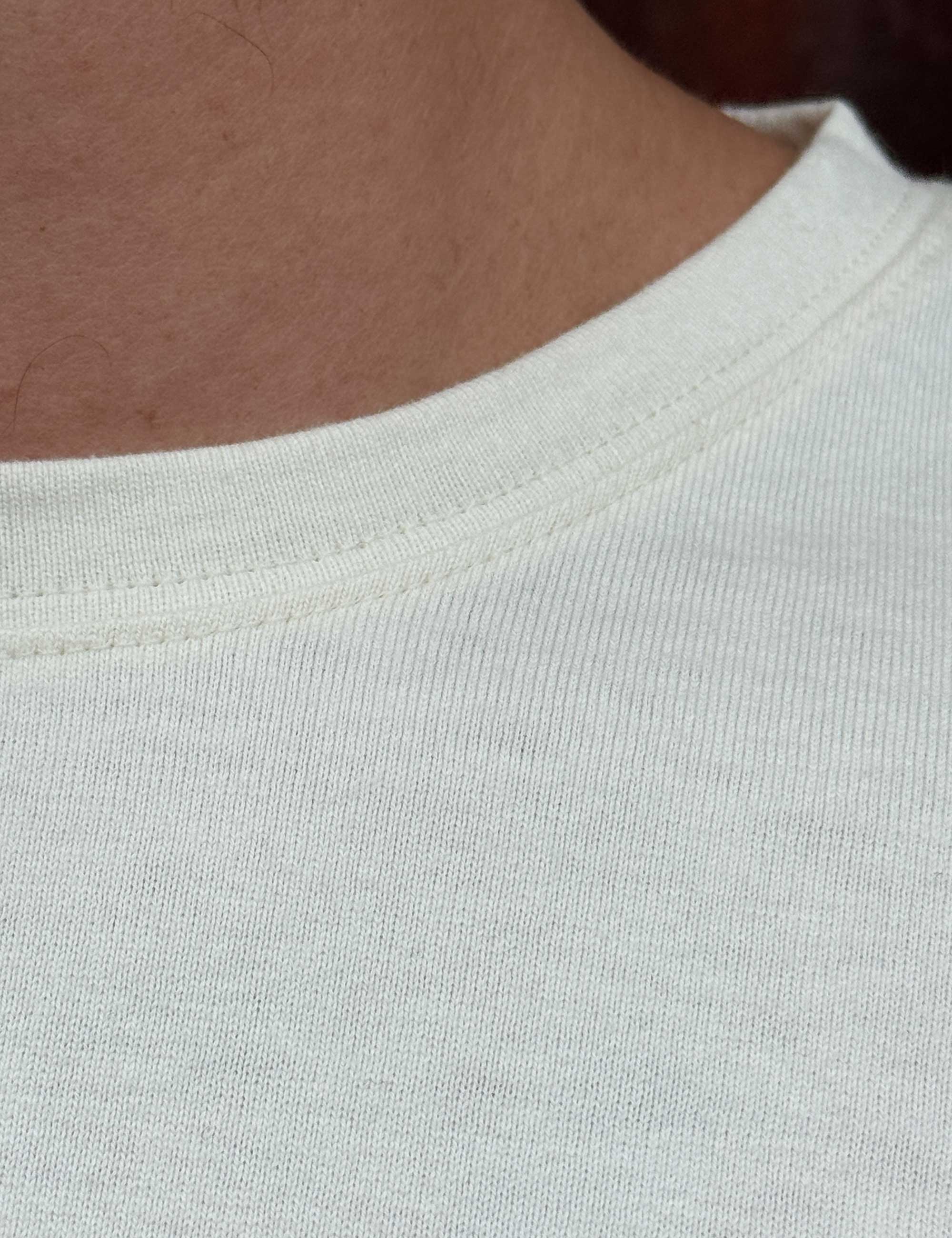 Cashmere Reginald Short Sleeve Tee - Natural - Image 4