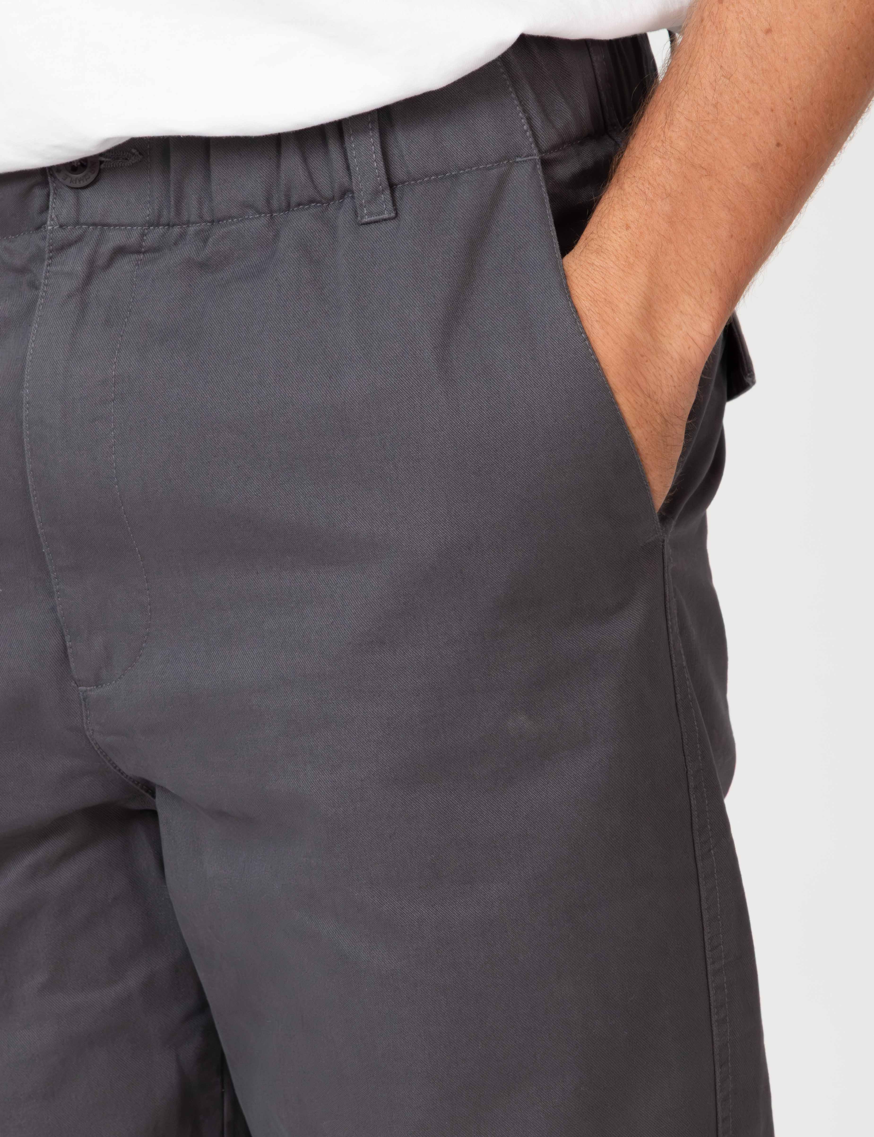 Chad Elastic Waist Relaxed Pant - Charcoal - Image 20
