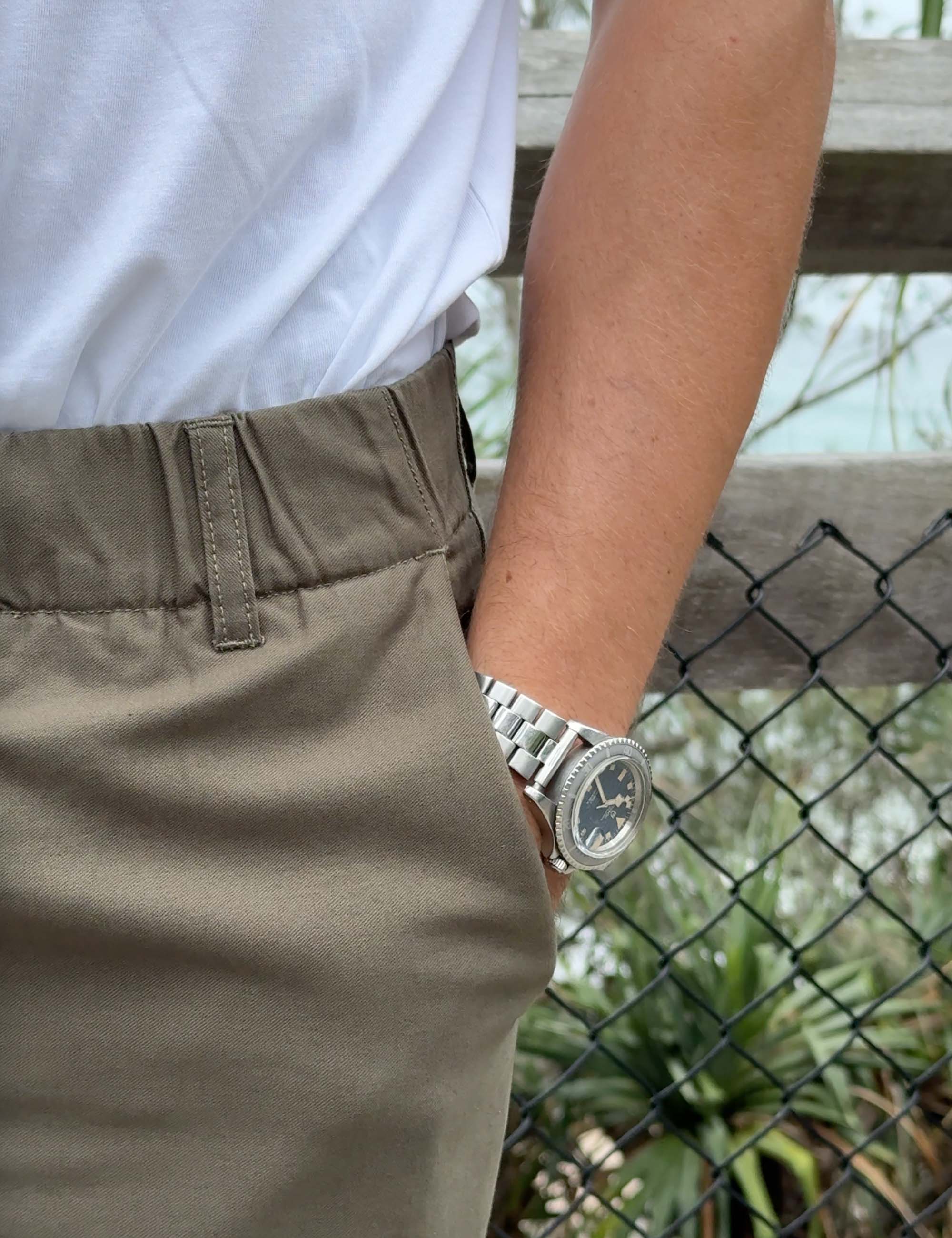 Chad Elastic Waist Relaxed Pant - Fatigue - Image 5
