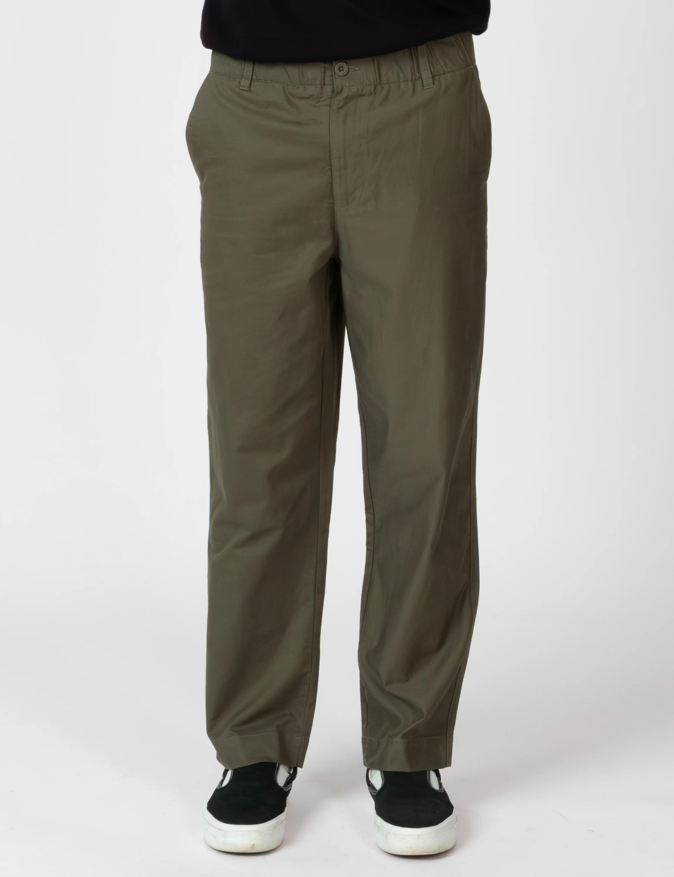 Chad Elastic Waist Relaxed Pant - Fatigue - Image 9