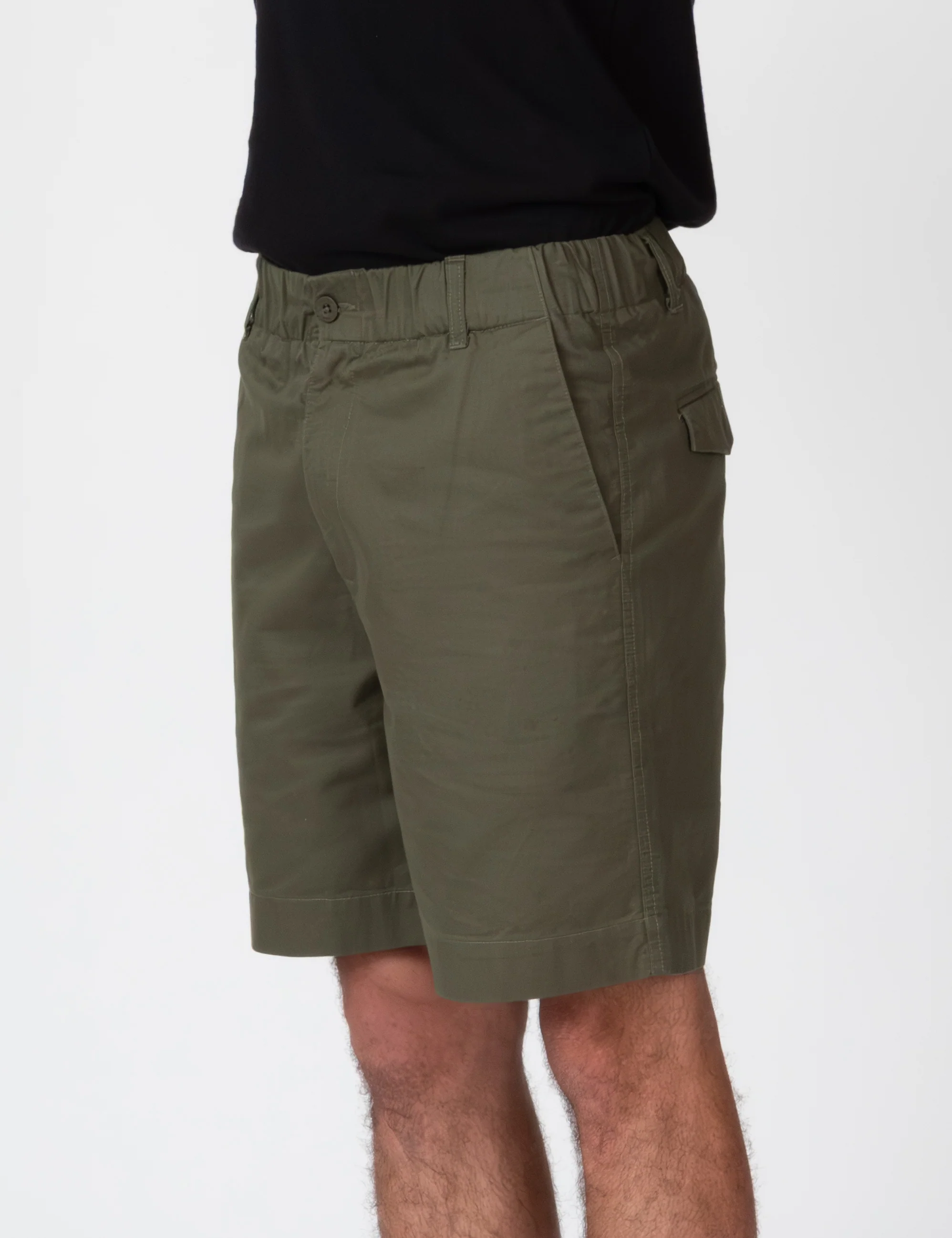 Chad Elastic Waist Relaxed Short - Fatigue - Image 10