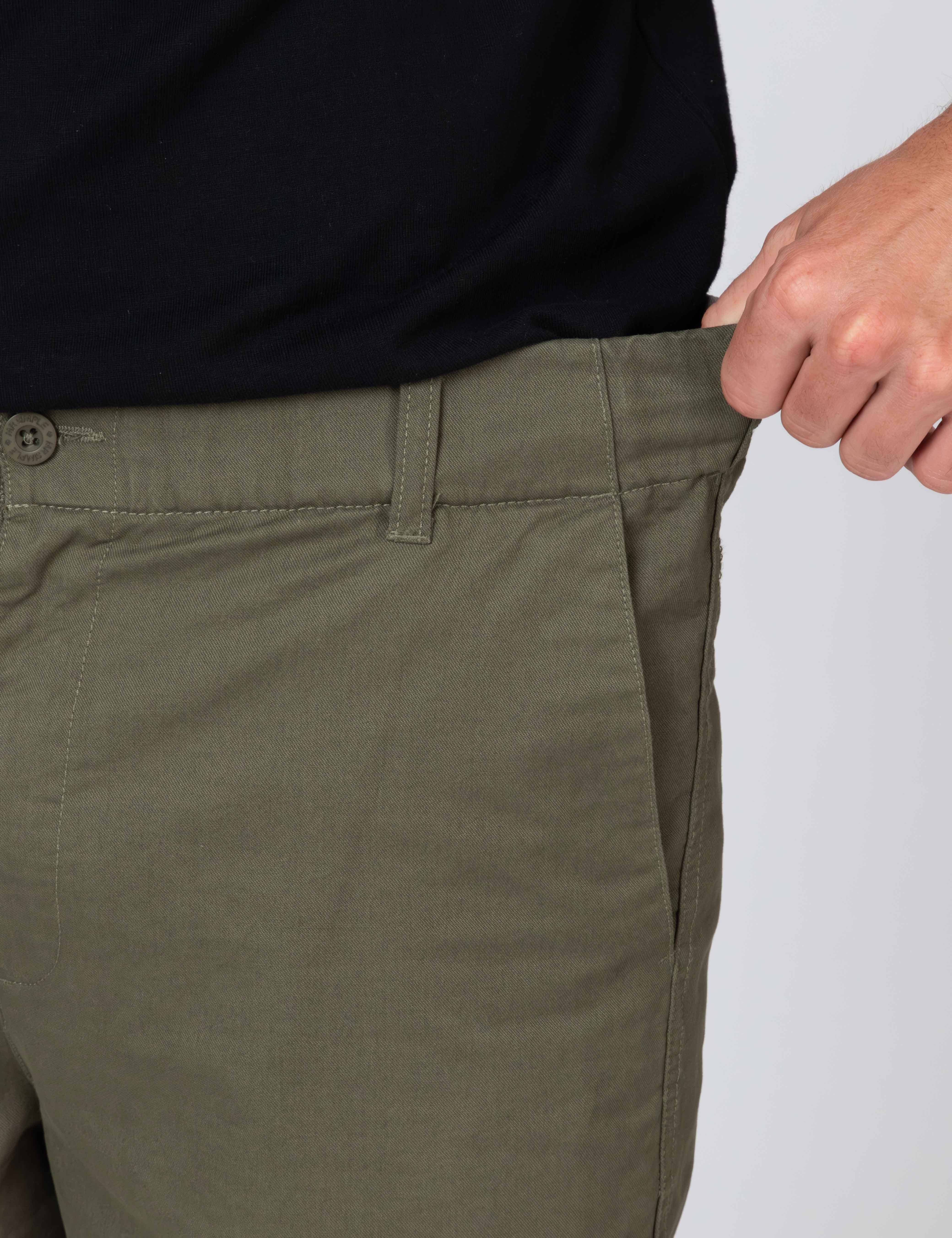 Chad Elastic Waist Relaxed Short - Fatigue - Image 12