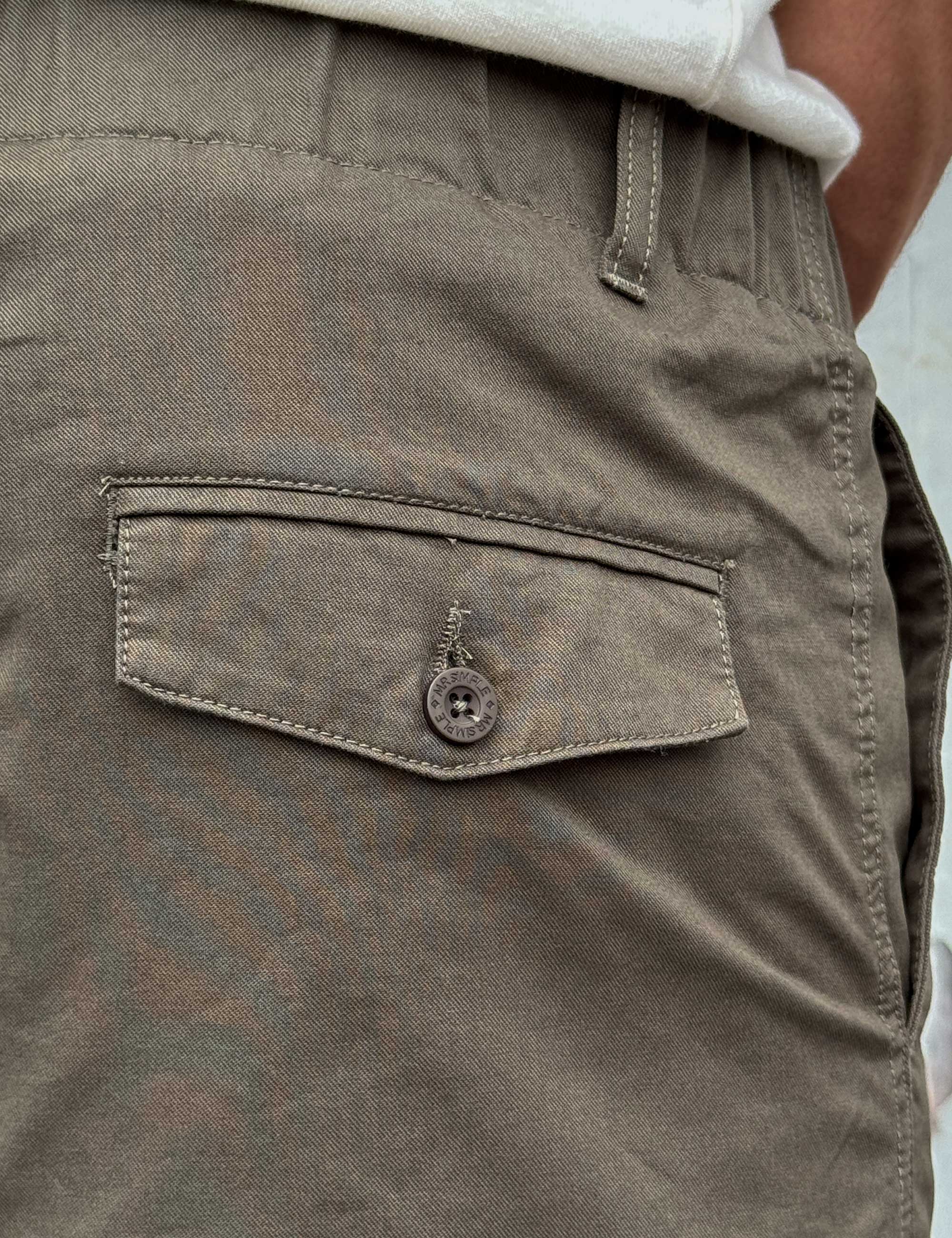Chad Elastic Waist Relaxed Short - Fatigue - Image 5