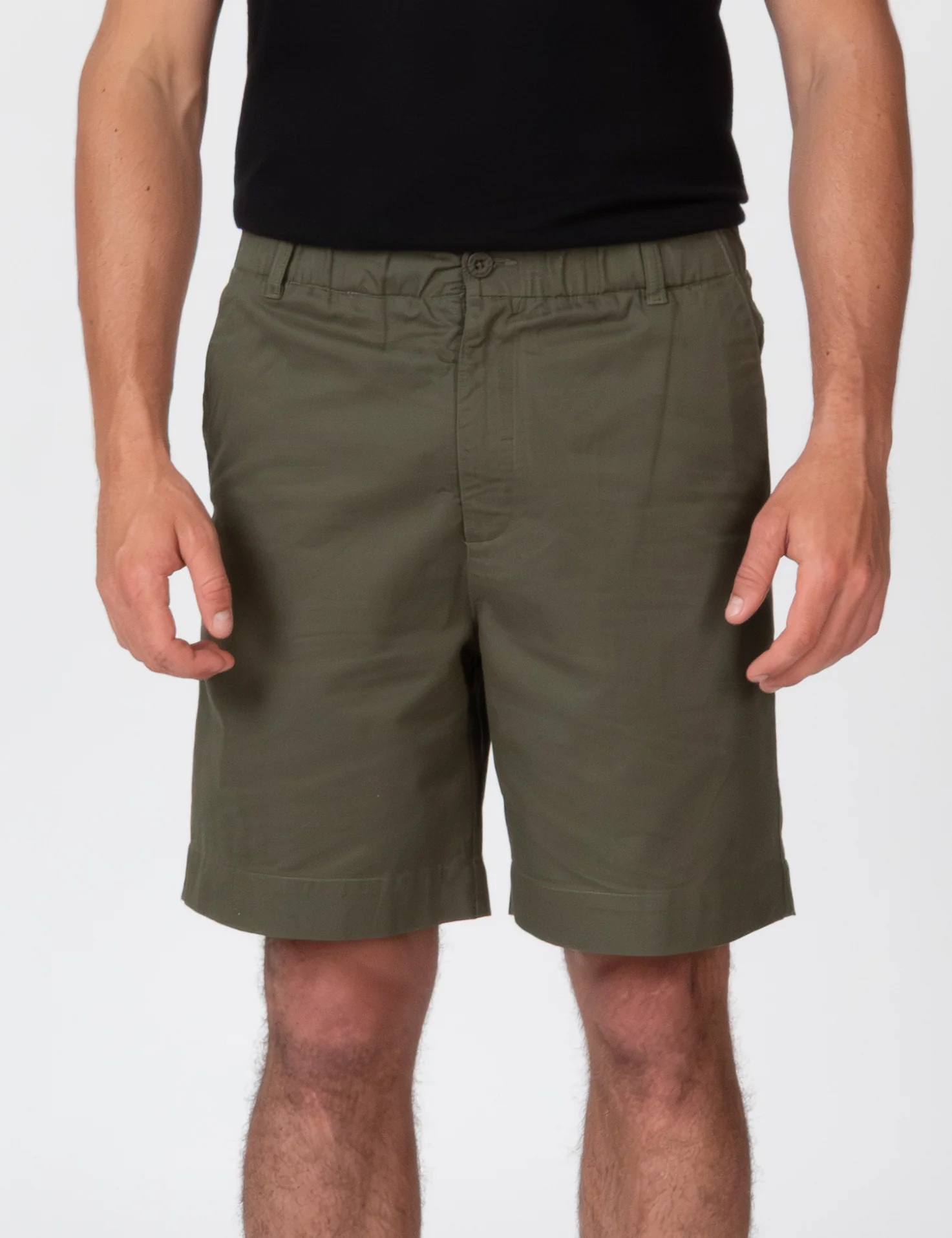 Chad Elastic Waist Relaxed Short - Fatigue - Image 8