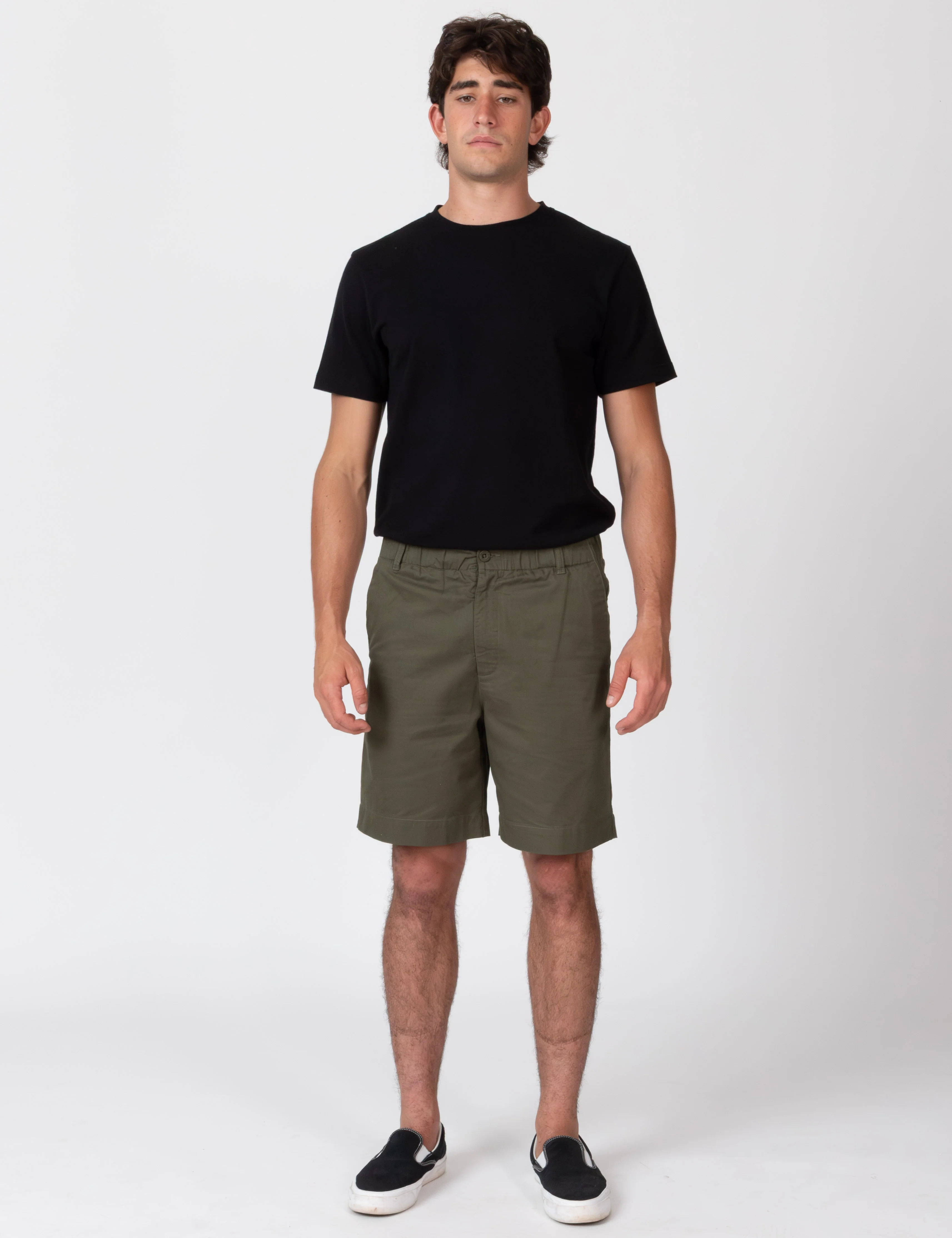 Chad Elastic Waist Relaxed Short - Fatigue - Image 9