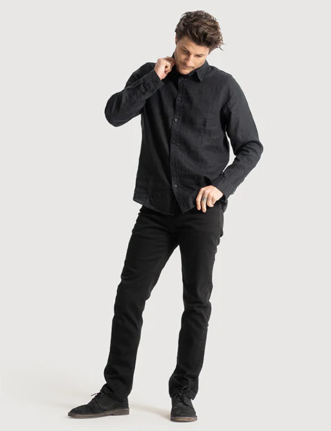 Diego Slim Fit Denim - Black - Image 7