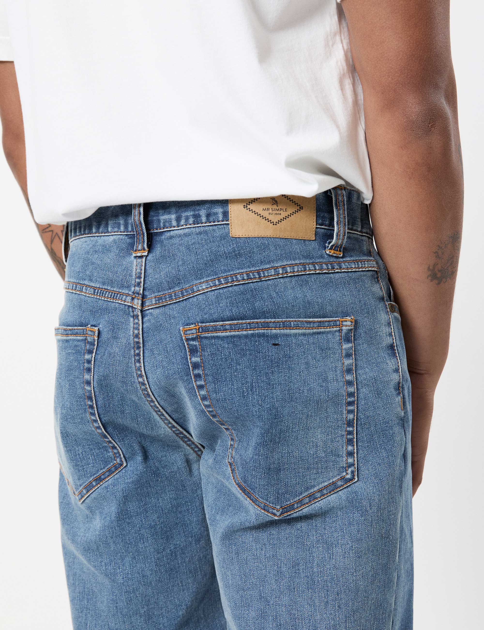 Diego Slim Fit Denim - Vintage Blue - Image 5
