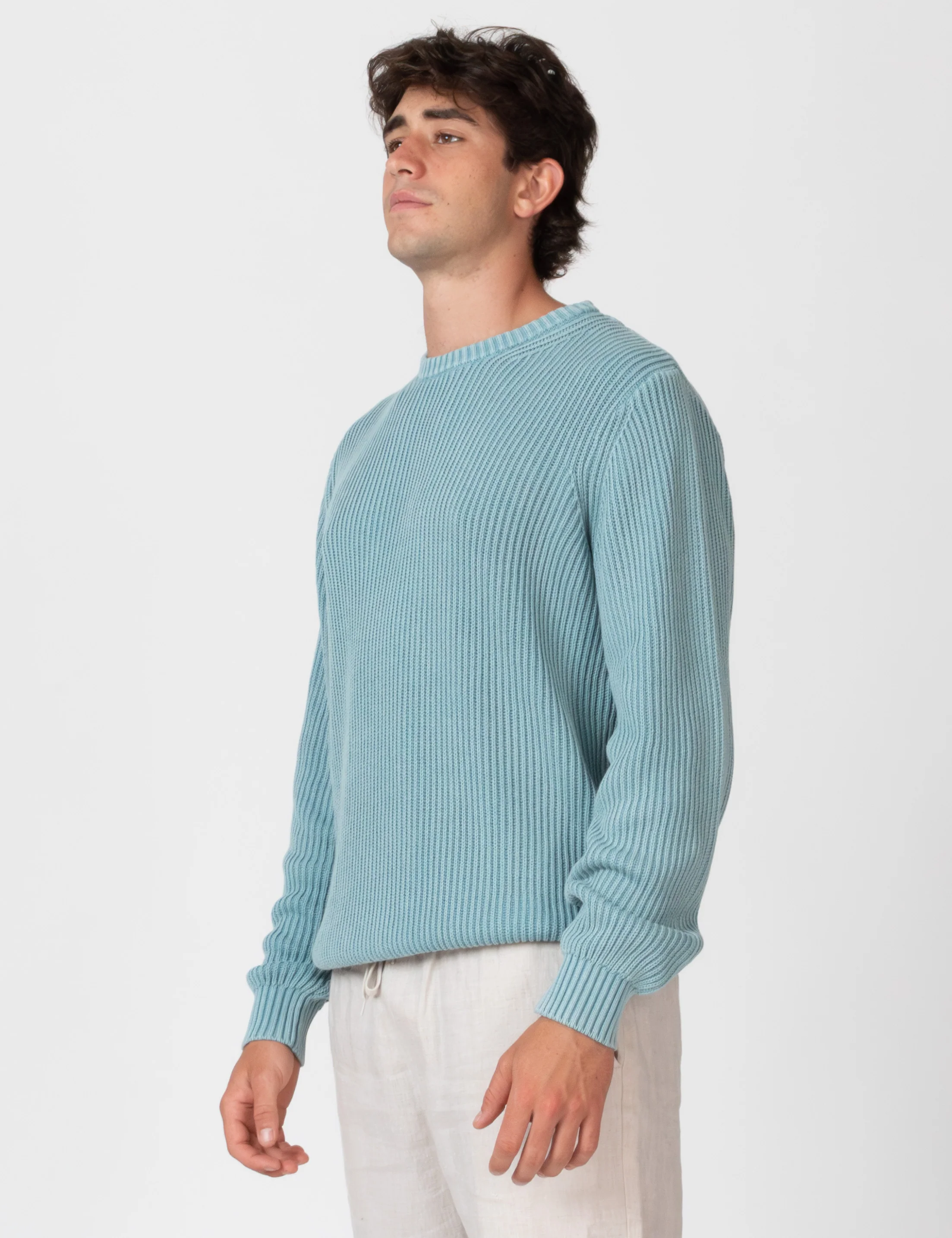 Fisher Chunky Organic Knit - Blue Smoke - Image 3
