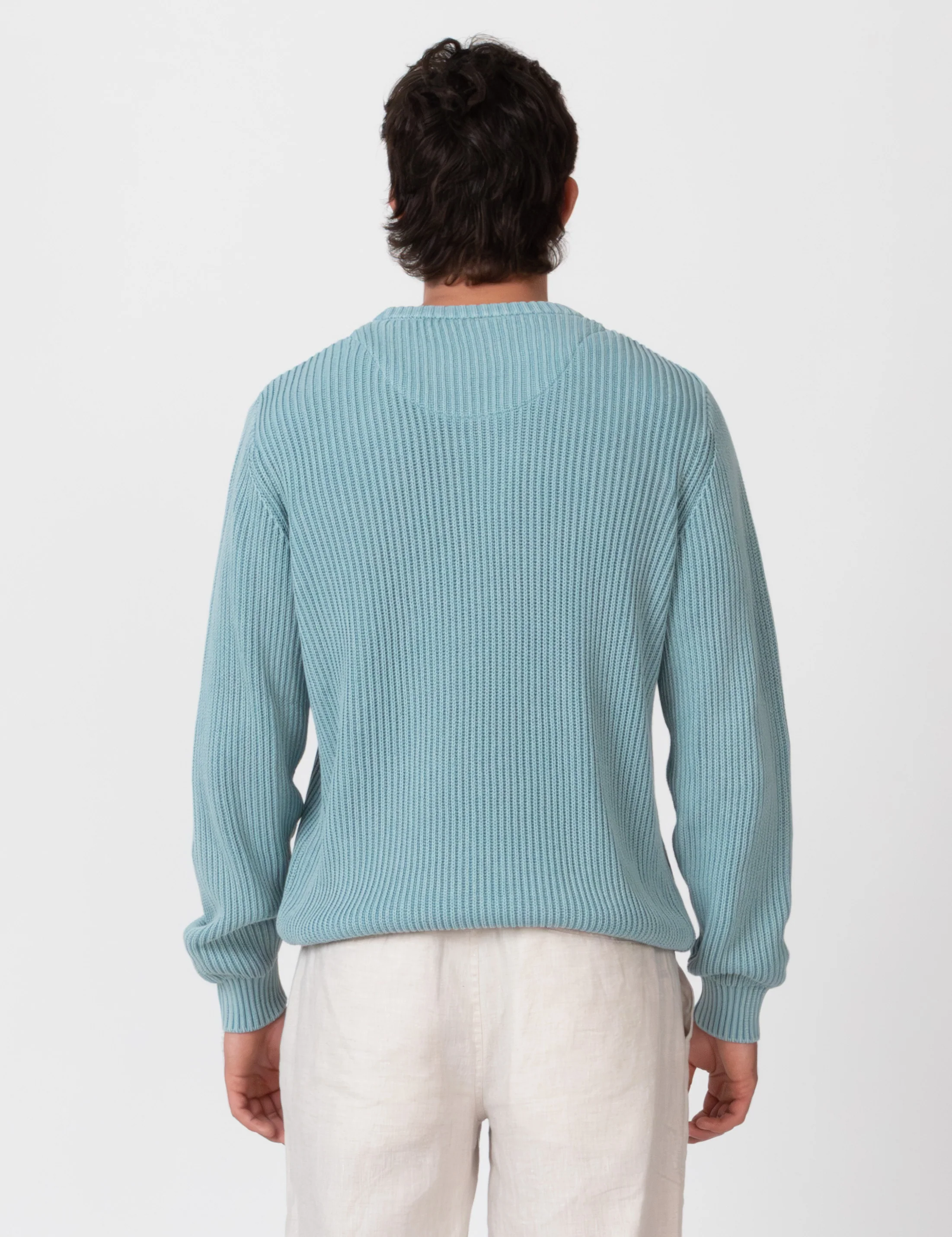 Fisher Chunky Organic Knit - Blue Smoke - Image 4