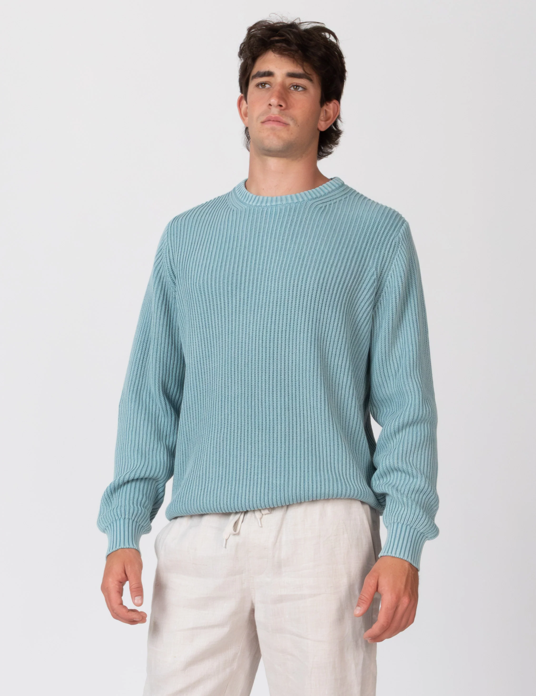 Fisher Chunky Organic Knit - Blue Smoke - Image 5