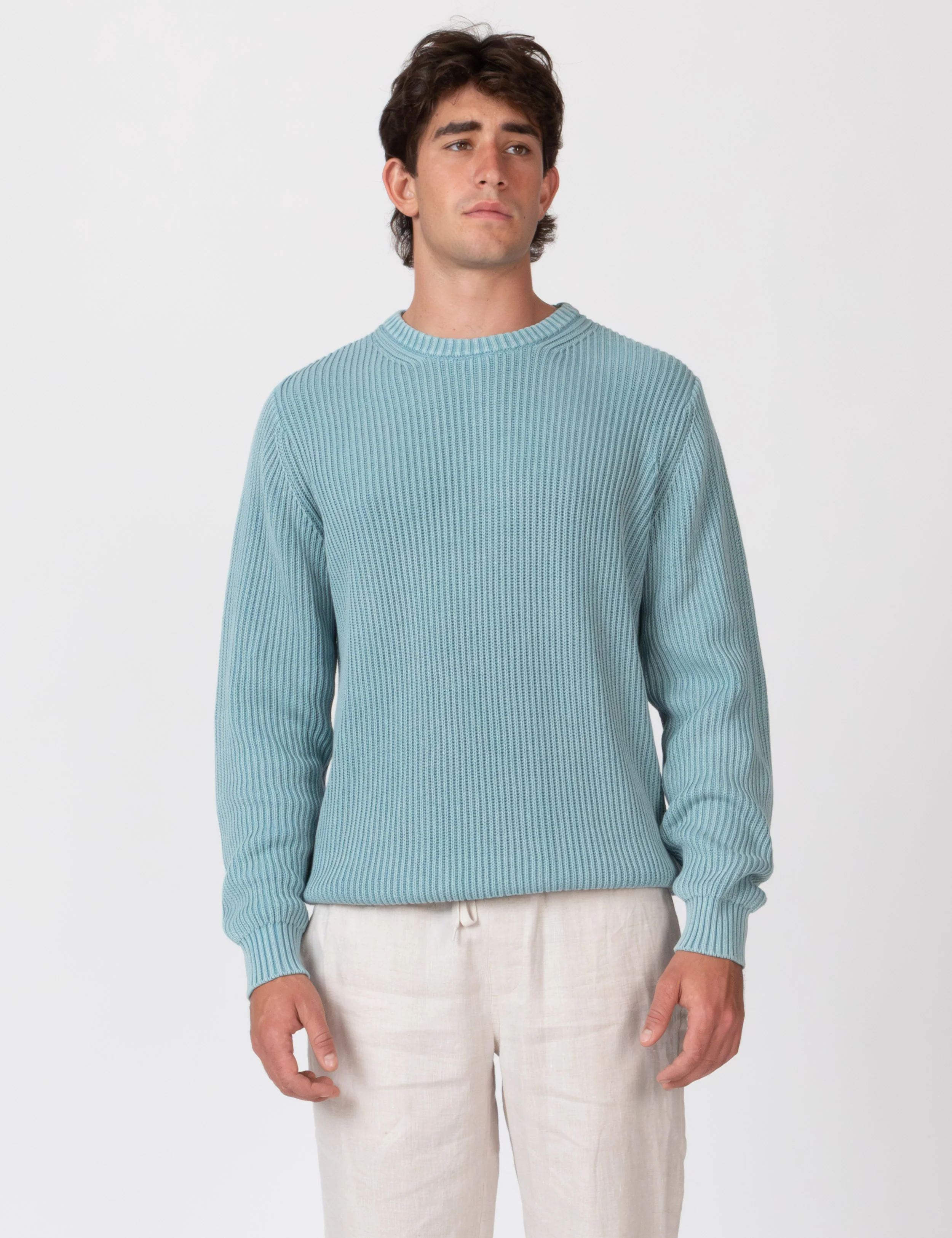 Fisher Chunky Organic Knit - Blue Smoke - Image 8