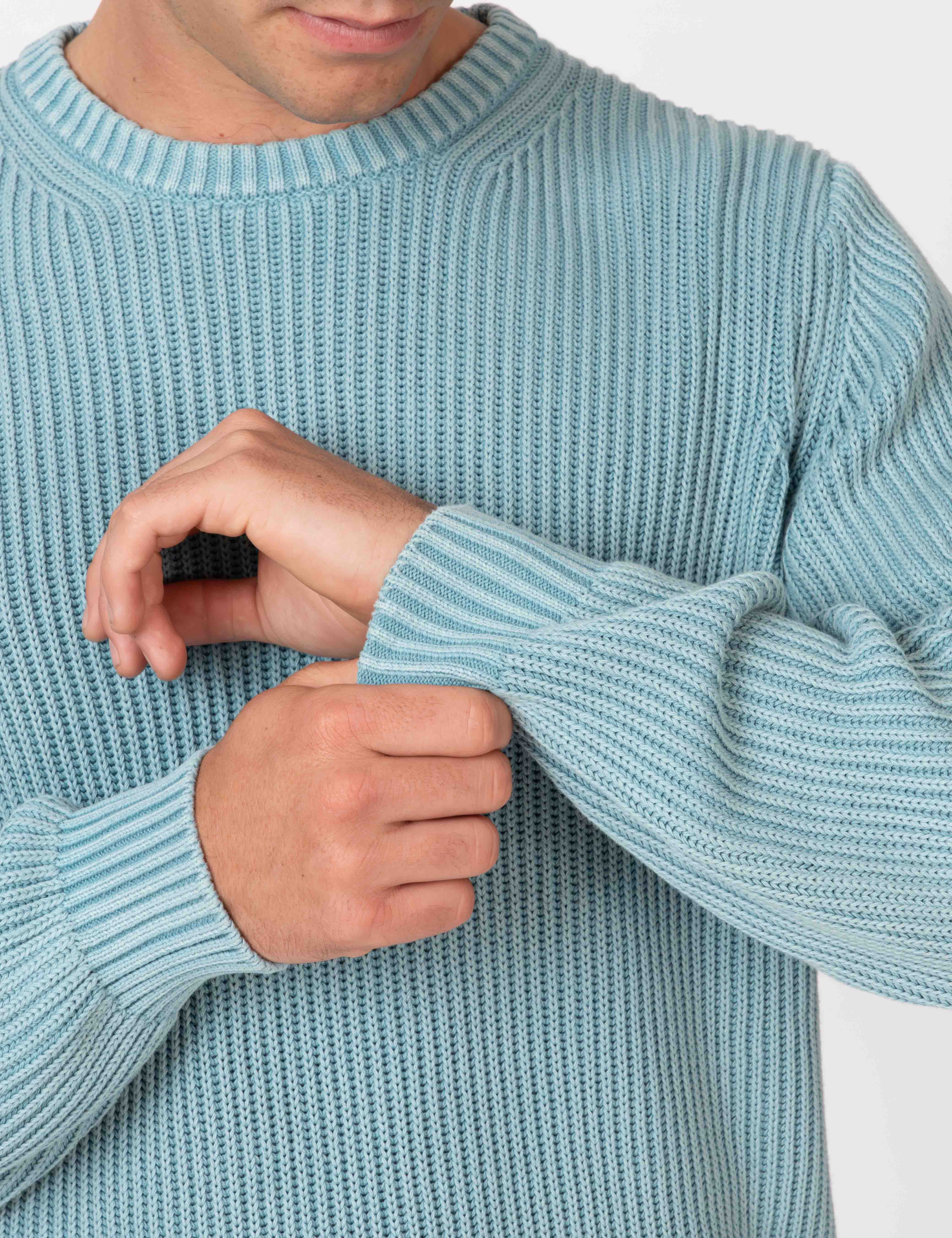 Fisher Chunky Organic Knit - Blue Smoke - Image 9