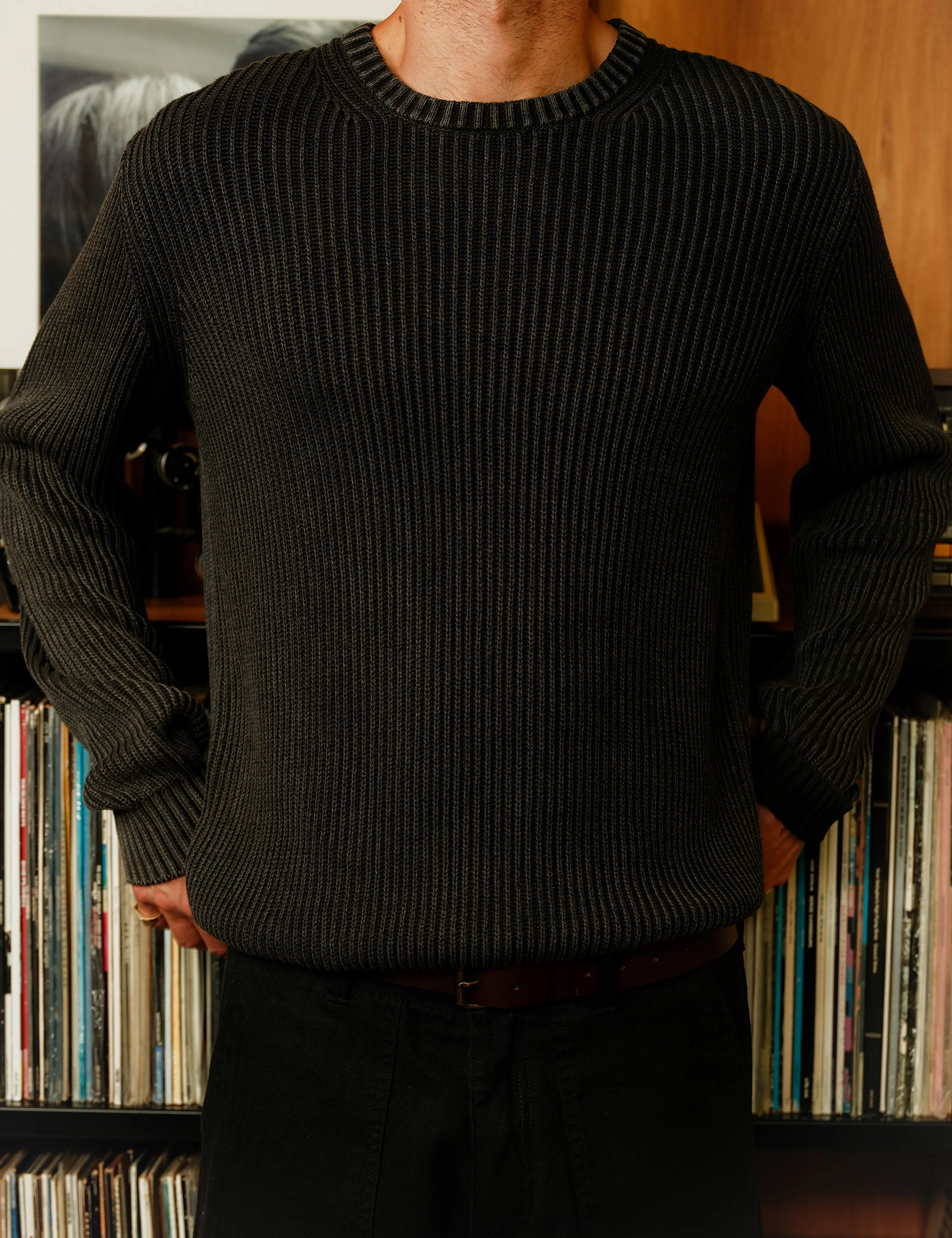 Fisher Chunky Organic Knit - Black - Image 6