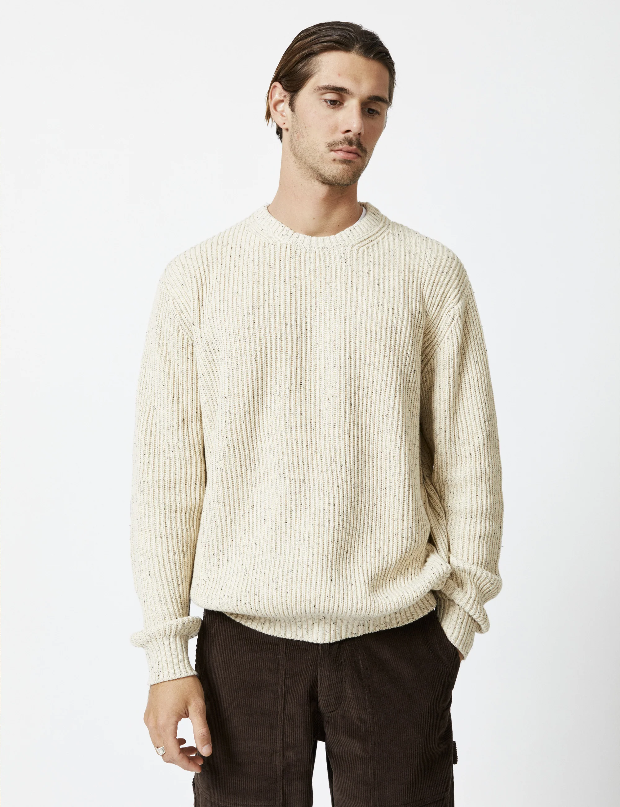 Fisher Chunky Organic Knit - Oatmeal - Image 4
