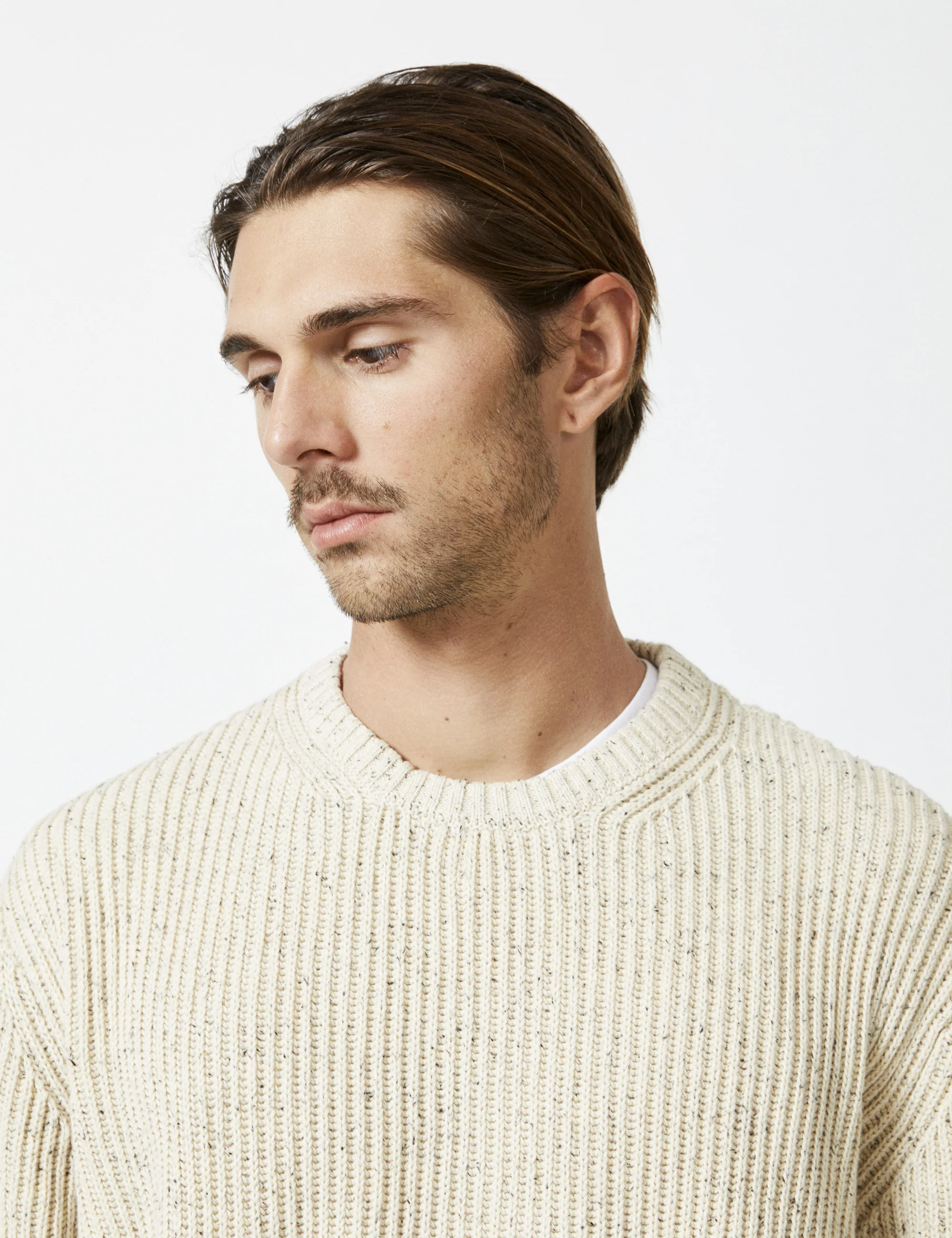 Fisher Chunky Organic Knit - Oatmeal - Image 5