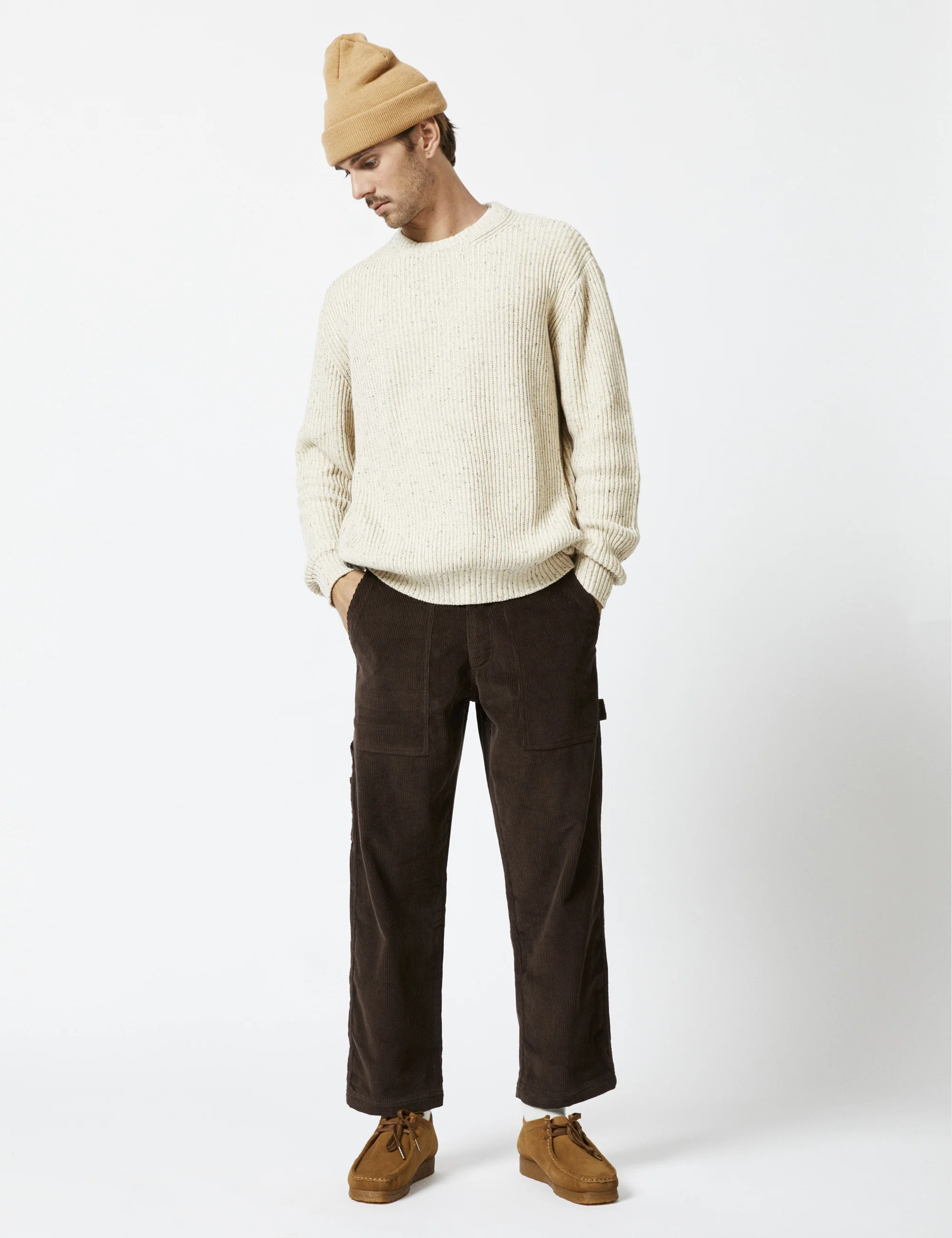 Fisher Chunky Organic Knit - Oatmeal - Image 6