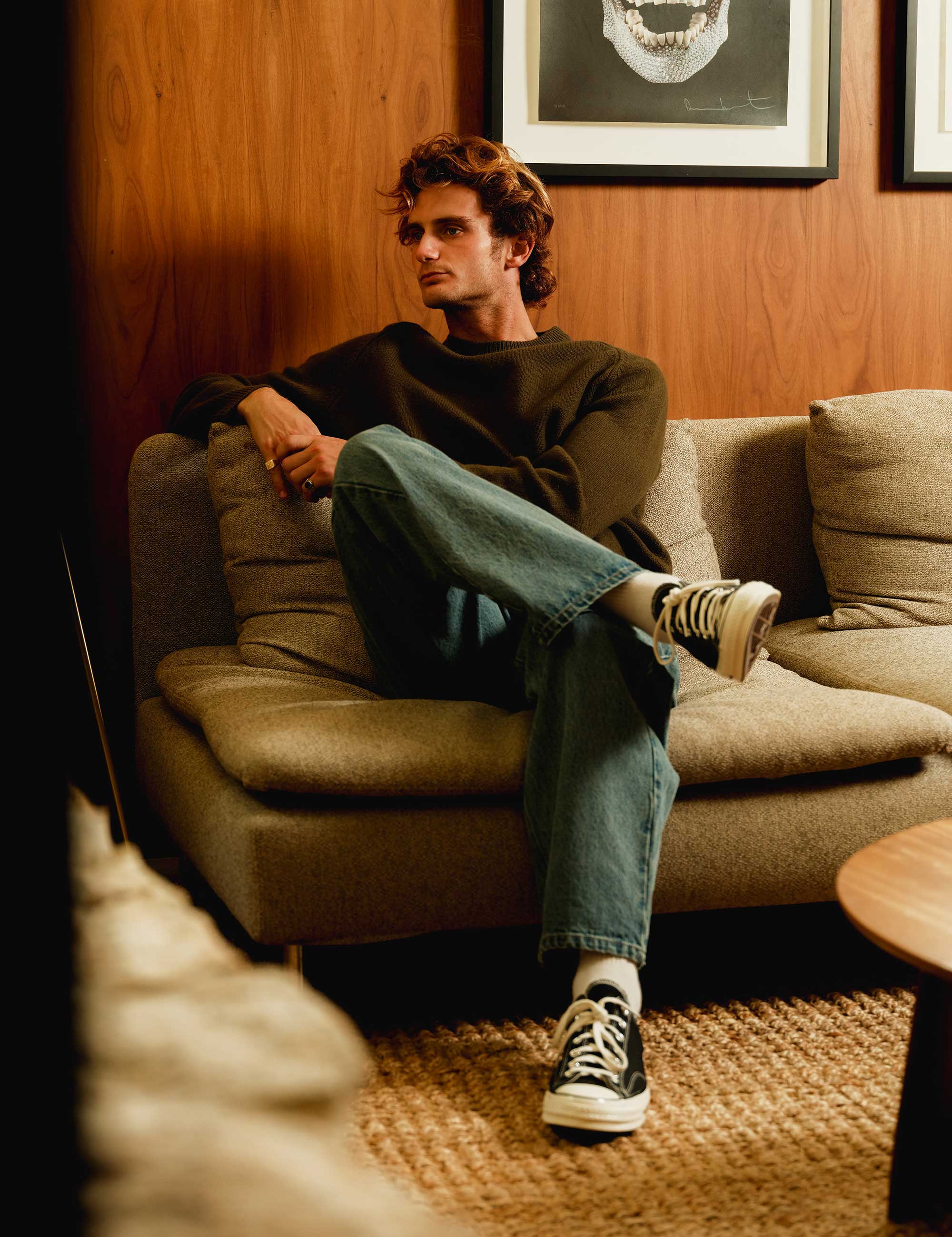 Fred Crew Wool Knit - Fatigue - Image 3