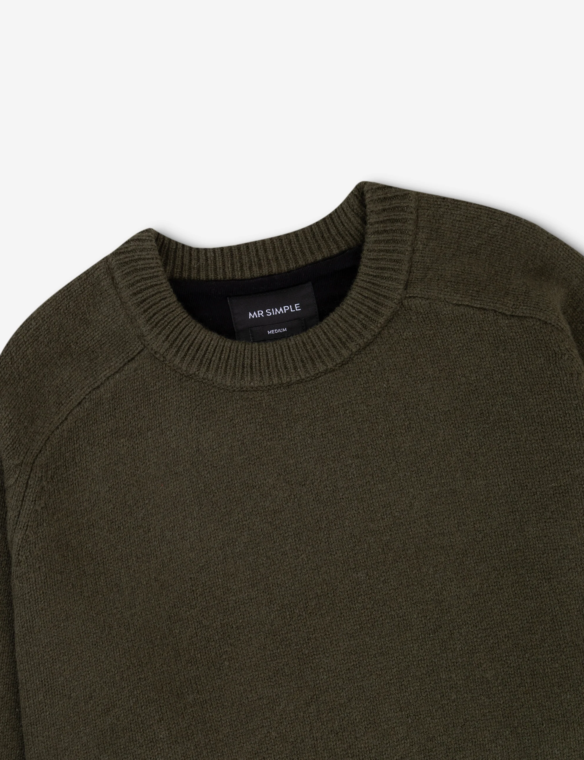 Fred Crew Wool Knit - Fatigue - Image 8