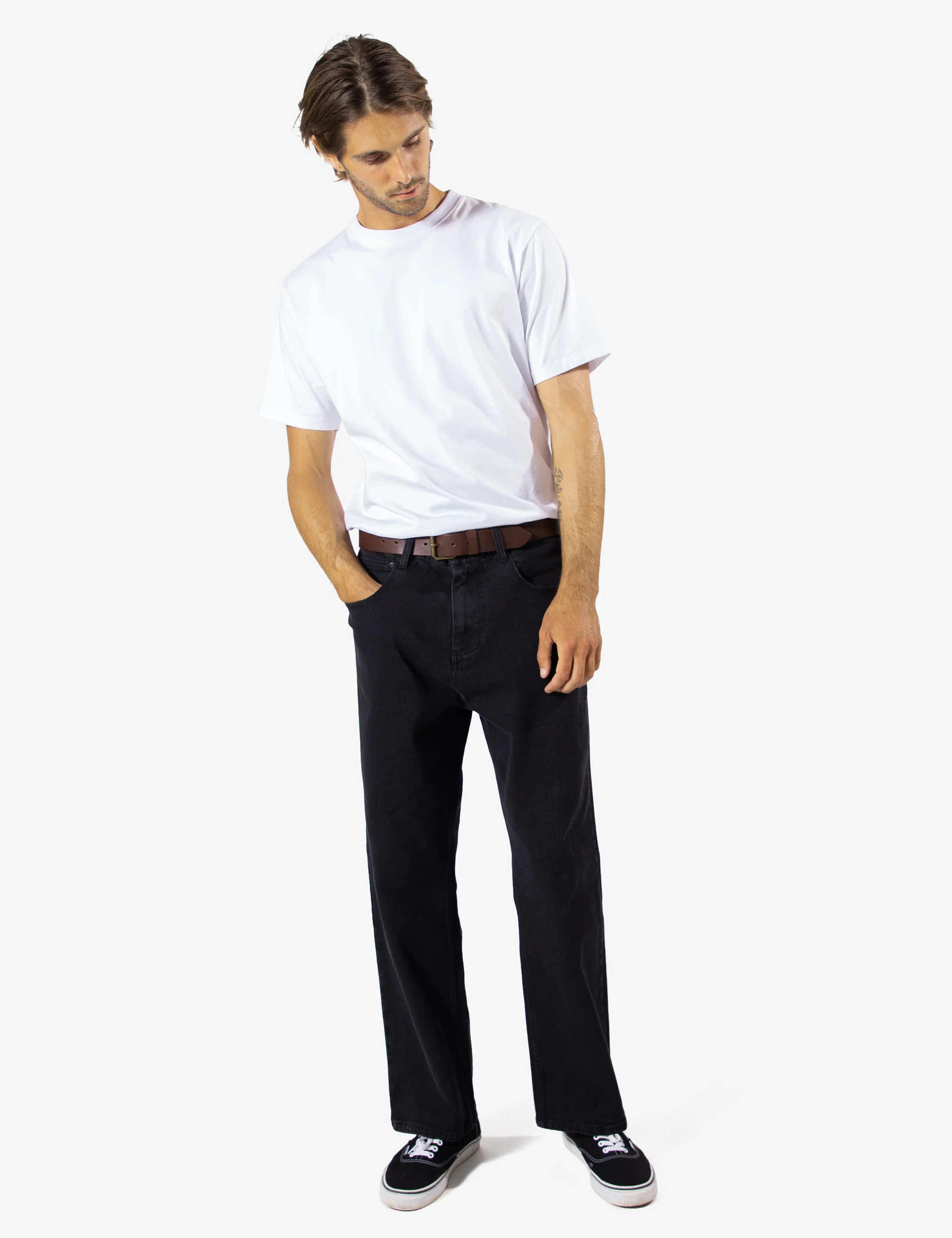 Fresno Loose Fit Denim - Black - Image 6