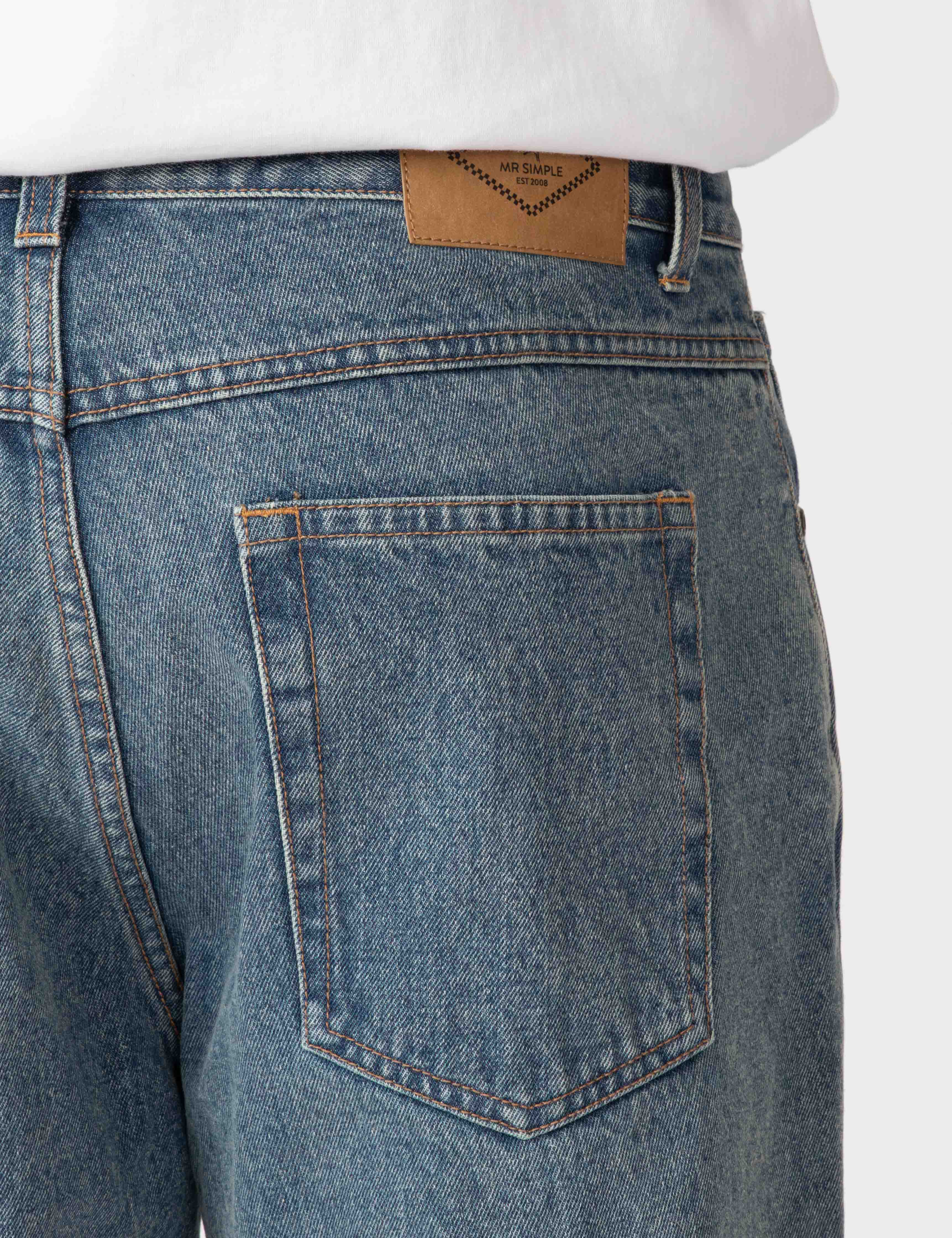 Fresno Loose Fit Denim - Vintage Blue - Image 11