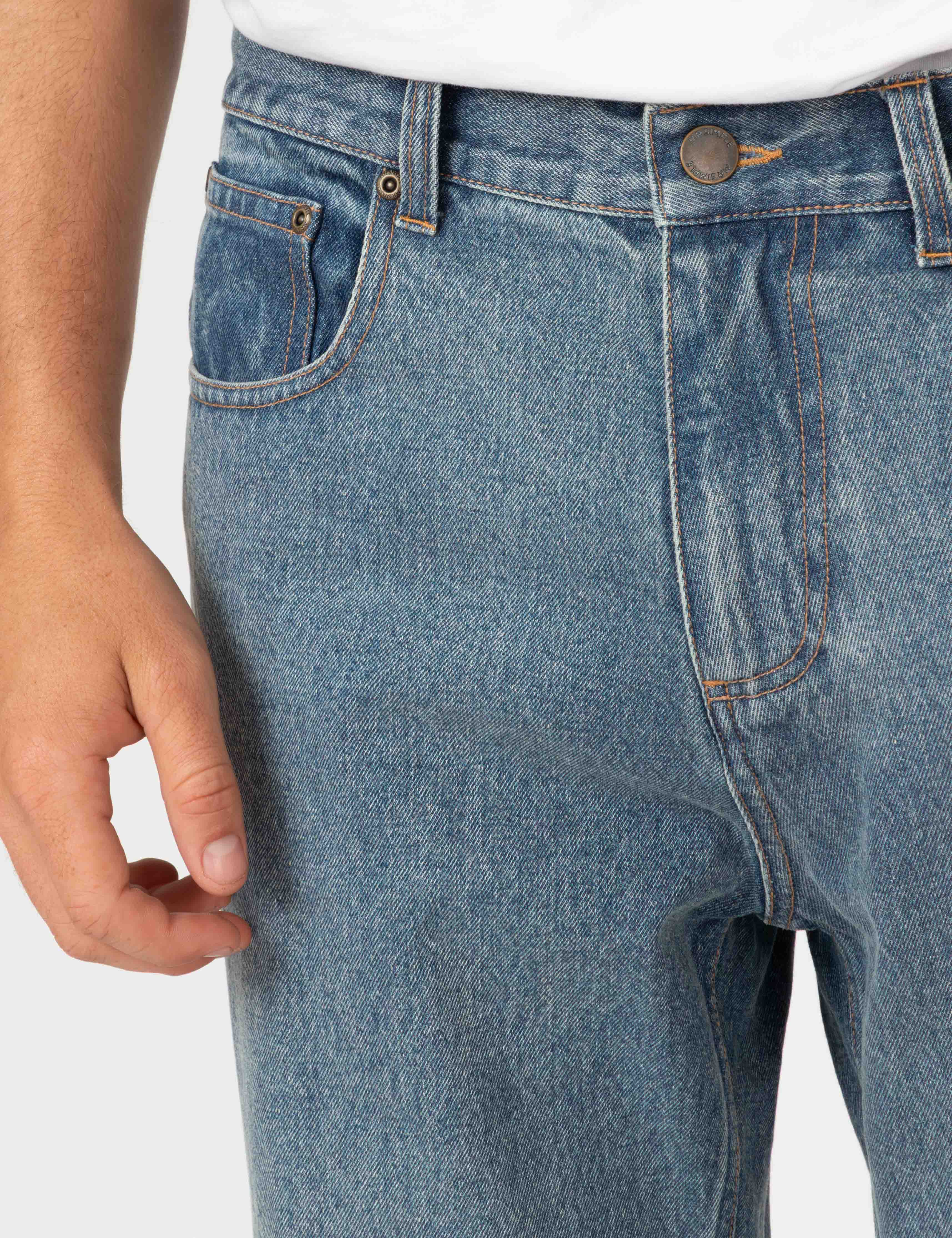 Fresno Loose Fit Denim - Vintage Blue - Image 12