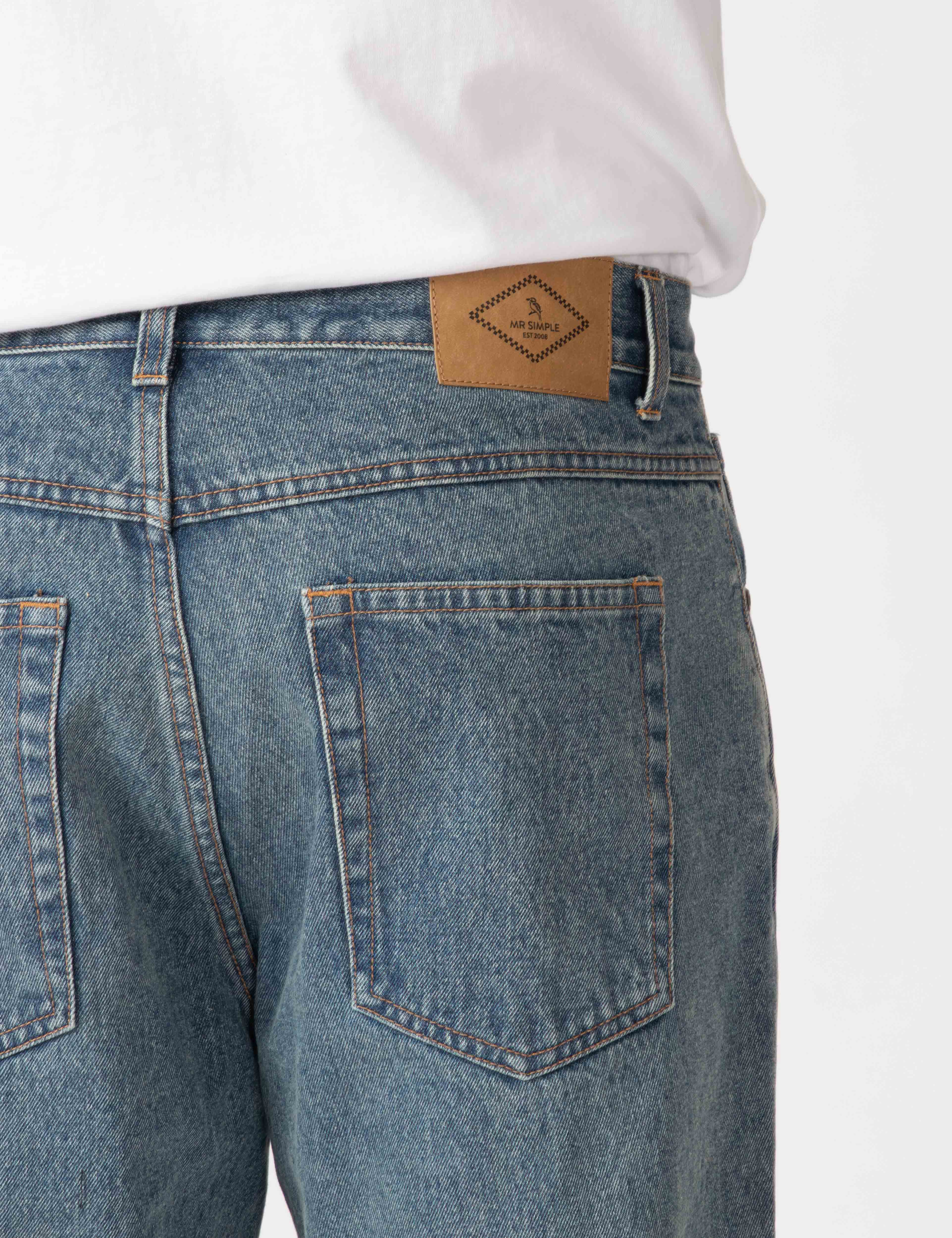 Fresno Loose Fit Denim - Vintage Blue - Image 5